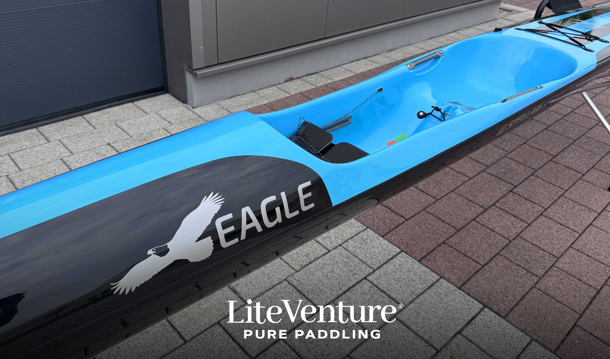 Eagle Surfski-Excel Layup-Black/Teal