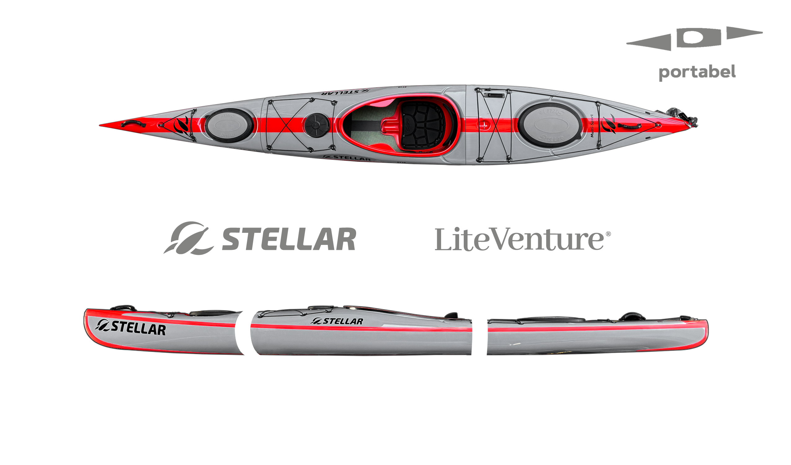 S14 G2 Mod-Multisport, divisible-gris-rojo