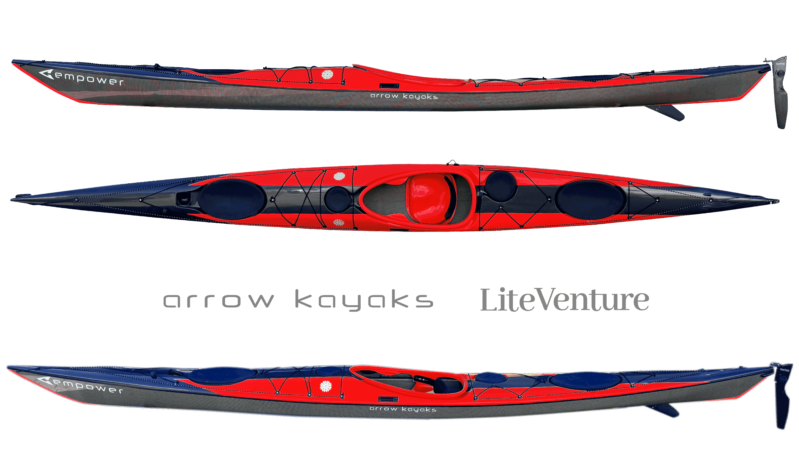 Arrow Empower-Carbon/Kevlar Layup-Special Edition Carbon Arrow / Red