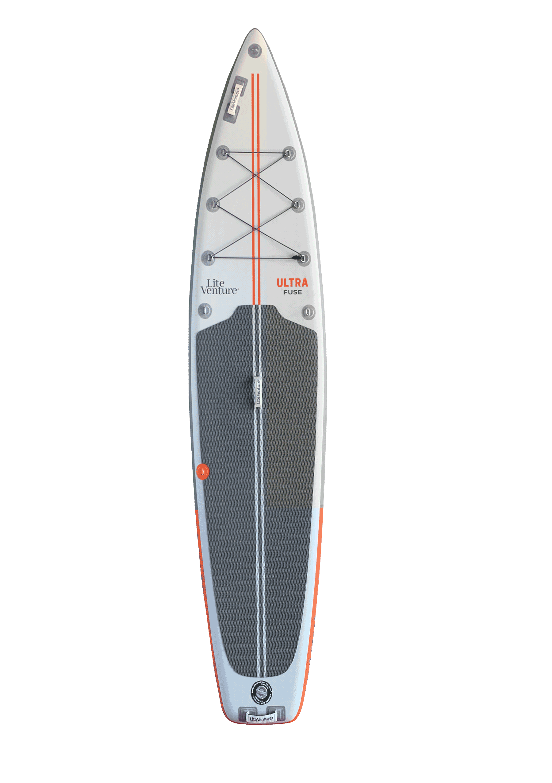 Board Only Aktionspreis:-FUSE Light 12'6 x 30"-Grau/Orange