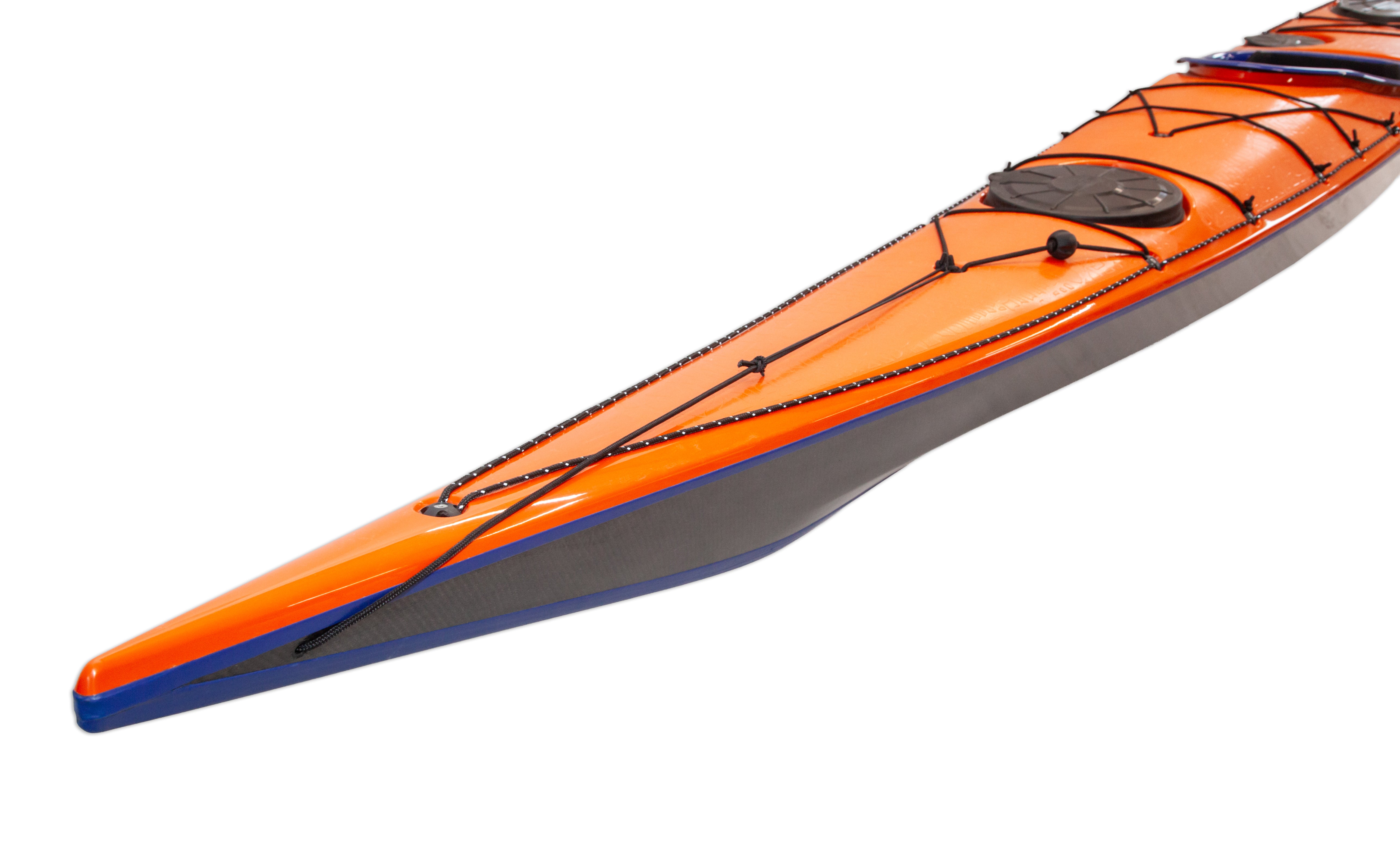 Greenland T-Carbon/Kevlar Layup-Orange/Blau mit Sichtcarbon