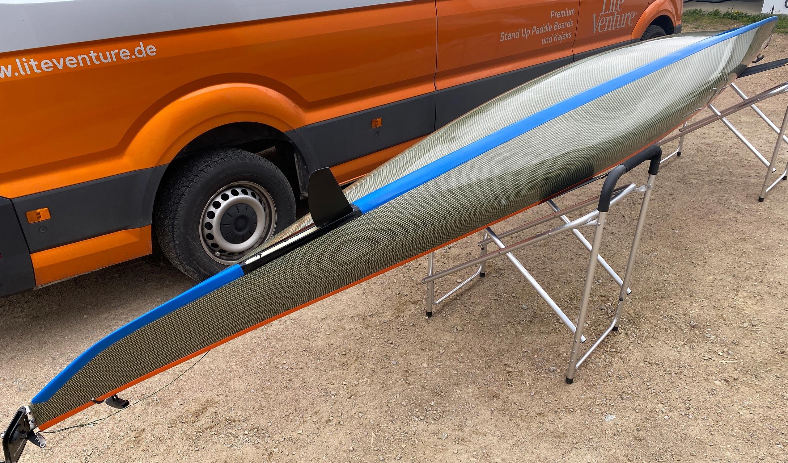 Produktbild von Kajak " SI18 Multisport-blau orange " der Marke STELLAR Lightweight für 3550.00 €. Erhältlich online bei Lite Venture ( www.liteventure.de )
