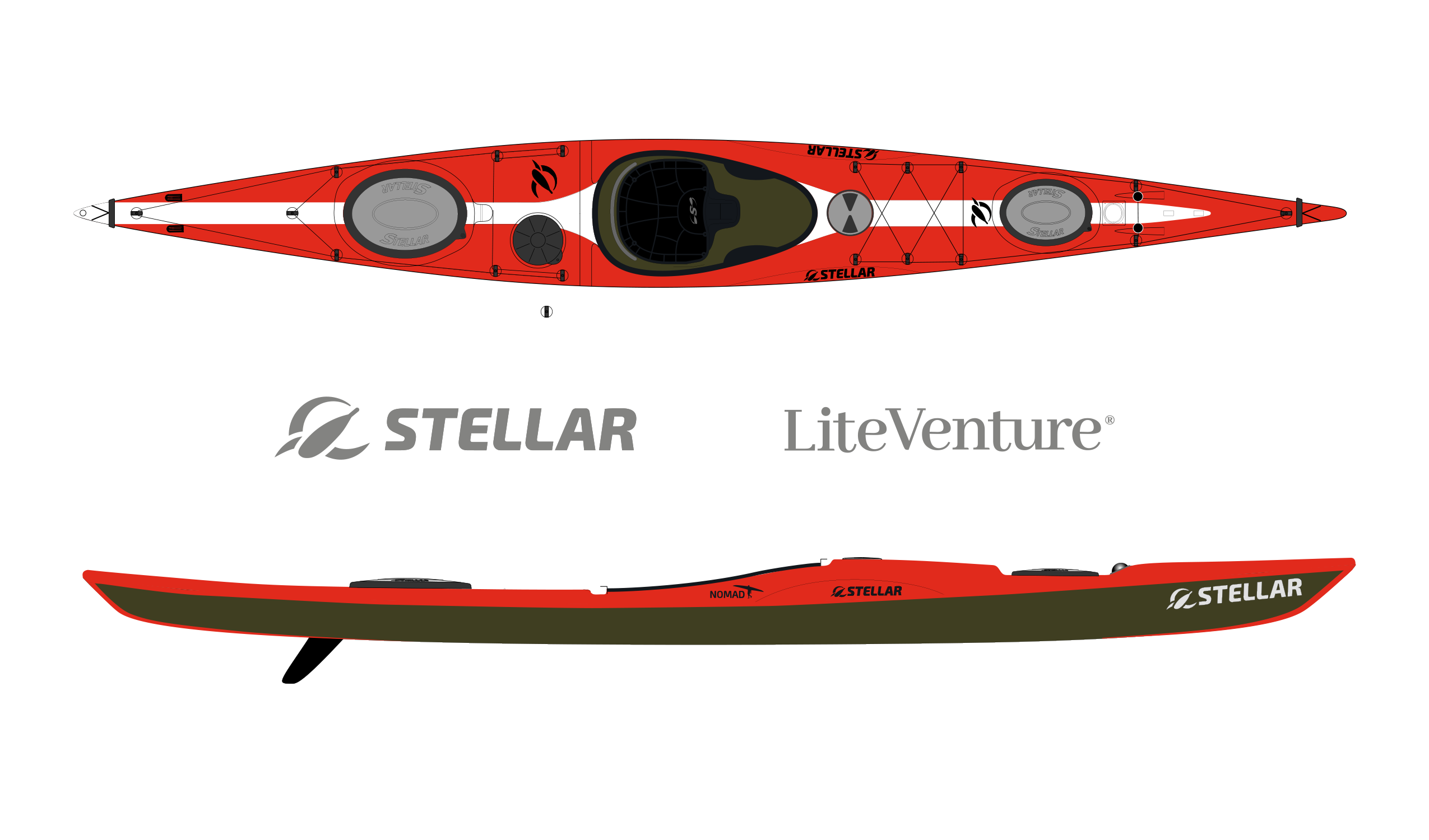 Nomad LV-„Low Volume“-Multisport Plus-Red/White