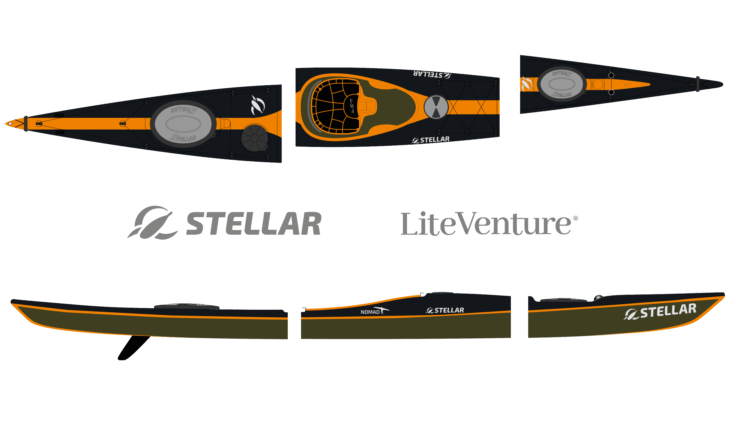 Nomad Mod-divisible-Multisport Plus-Black/Orange