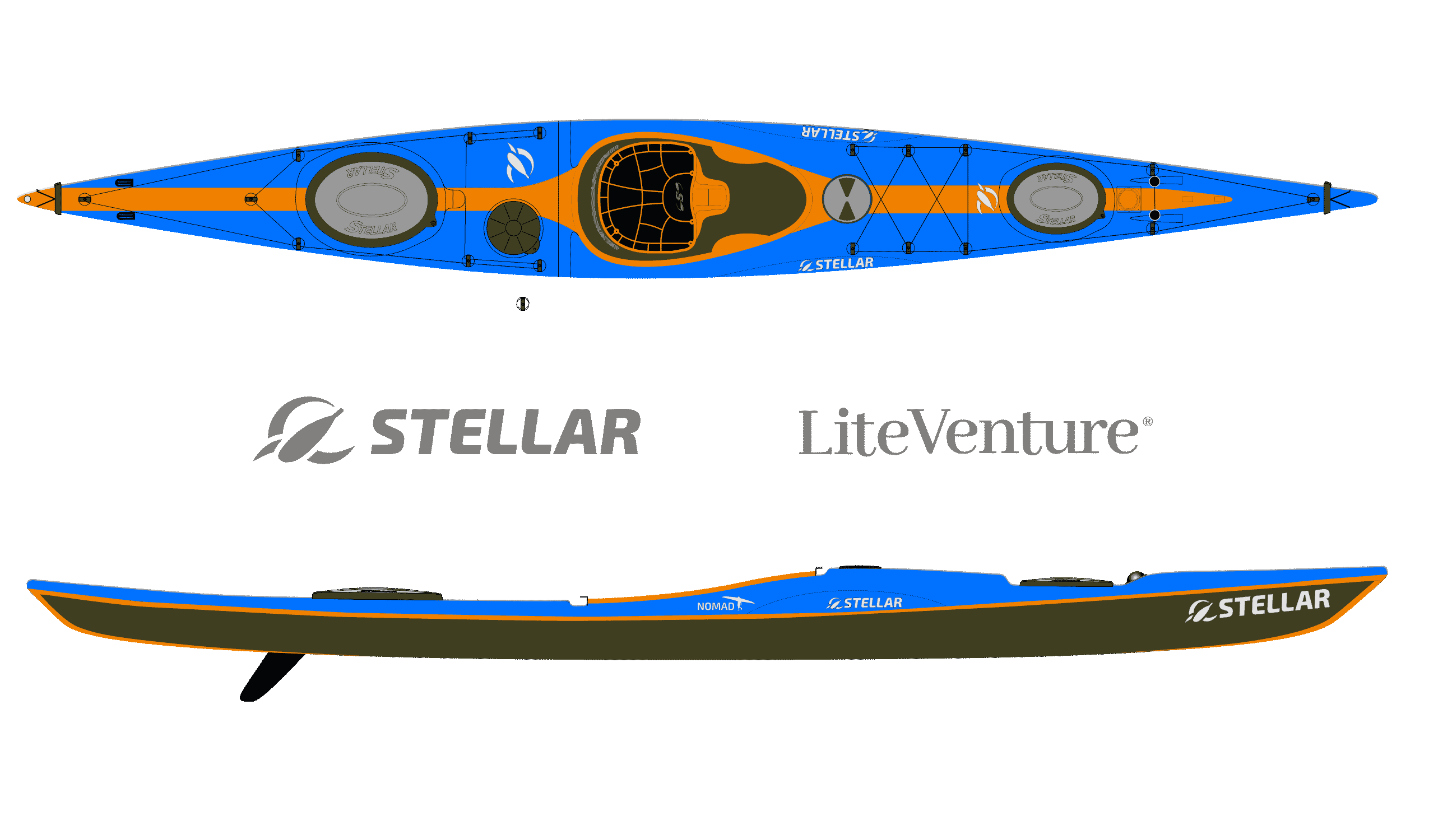 Nomad-Multisport Plus-Blau/Orange