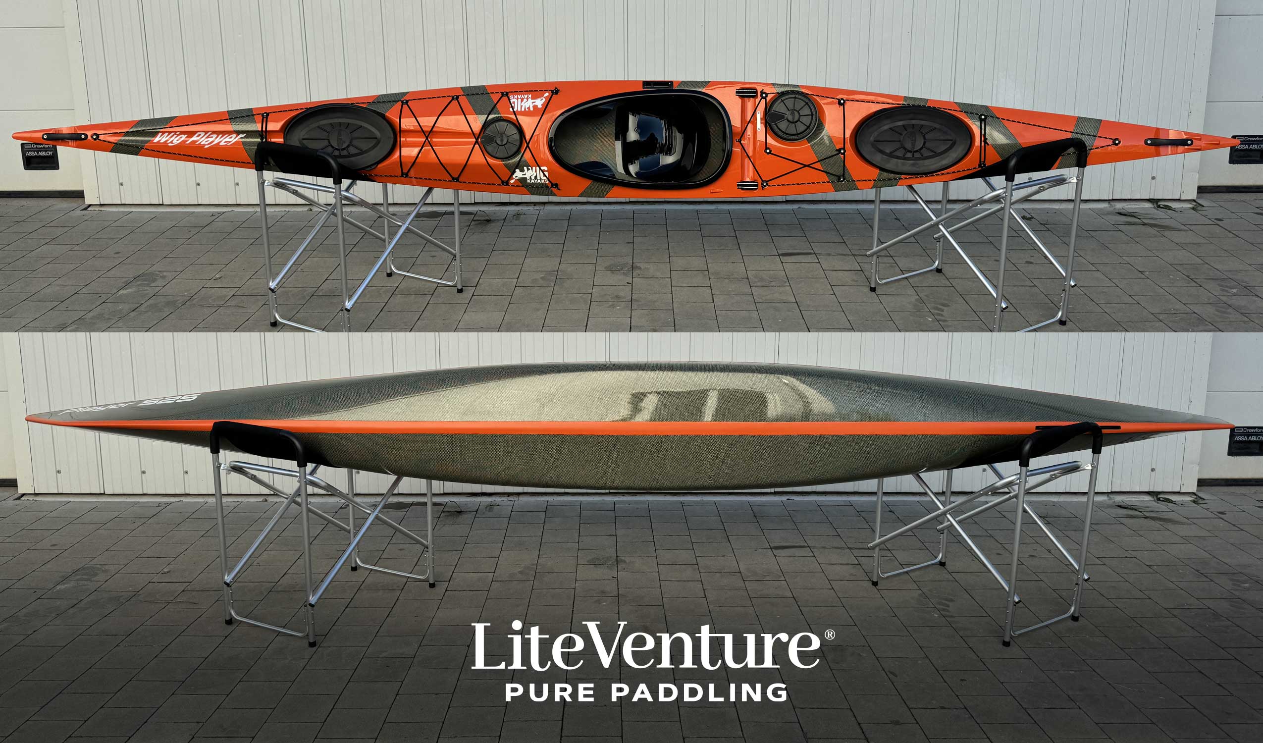 Player 505-C/K Layup-Orange/Carbon-Kevlar