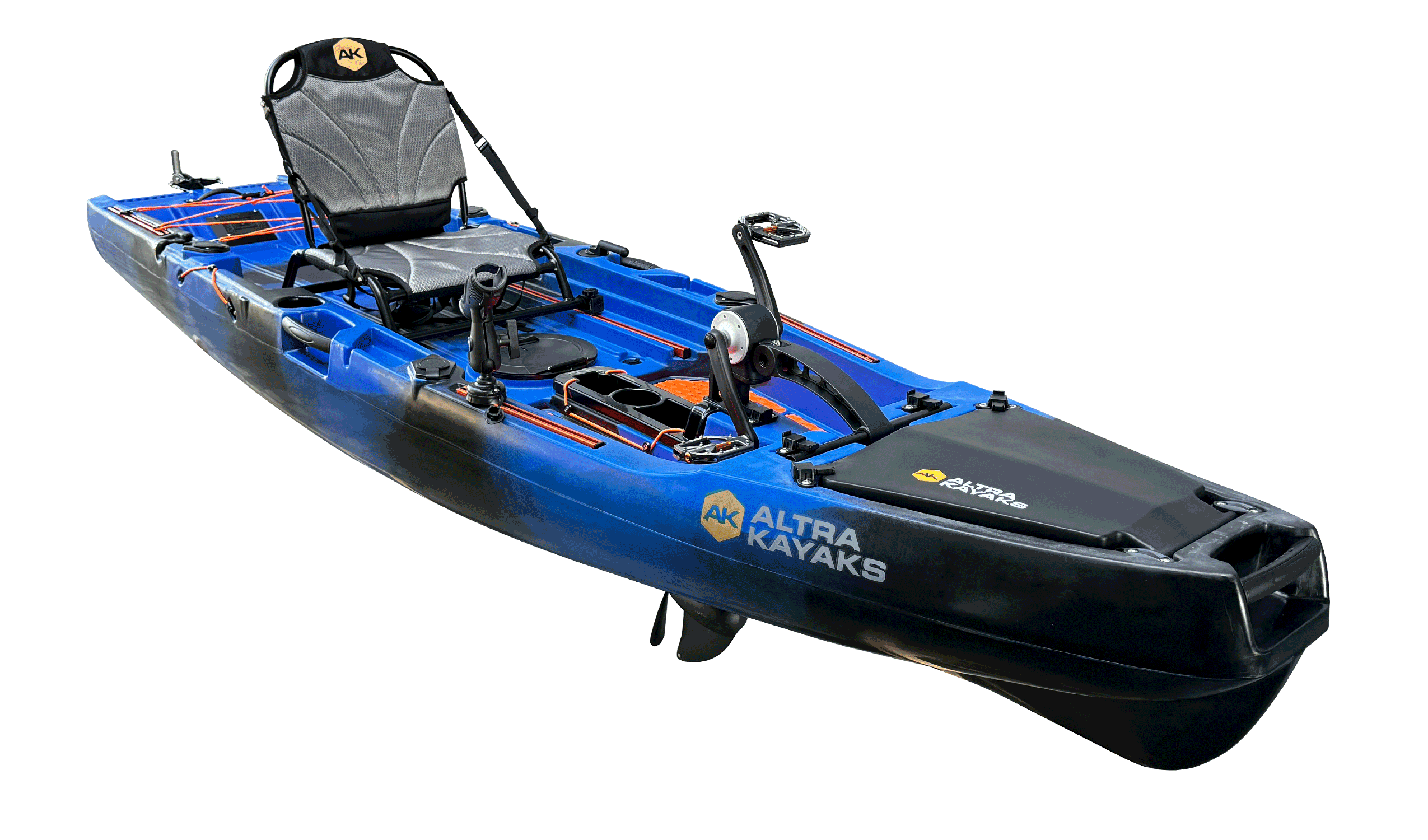 angelkajak mit pedale Angelkajak mit Pedalantrieb ALTRA PD 320 Blau