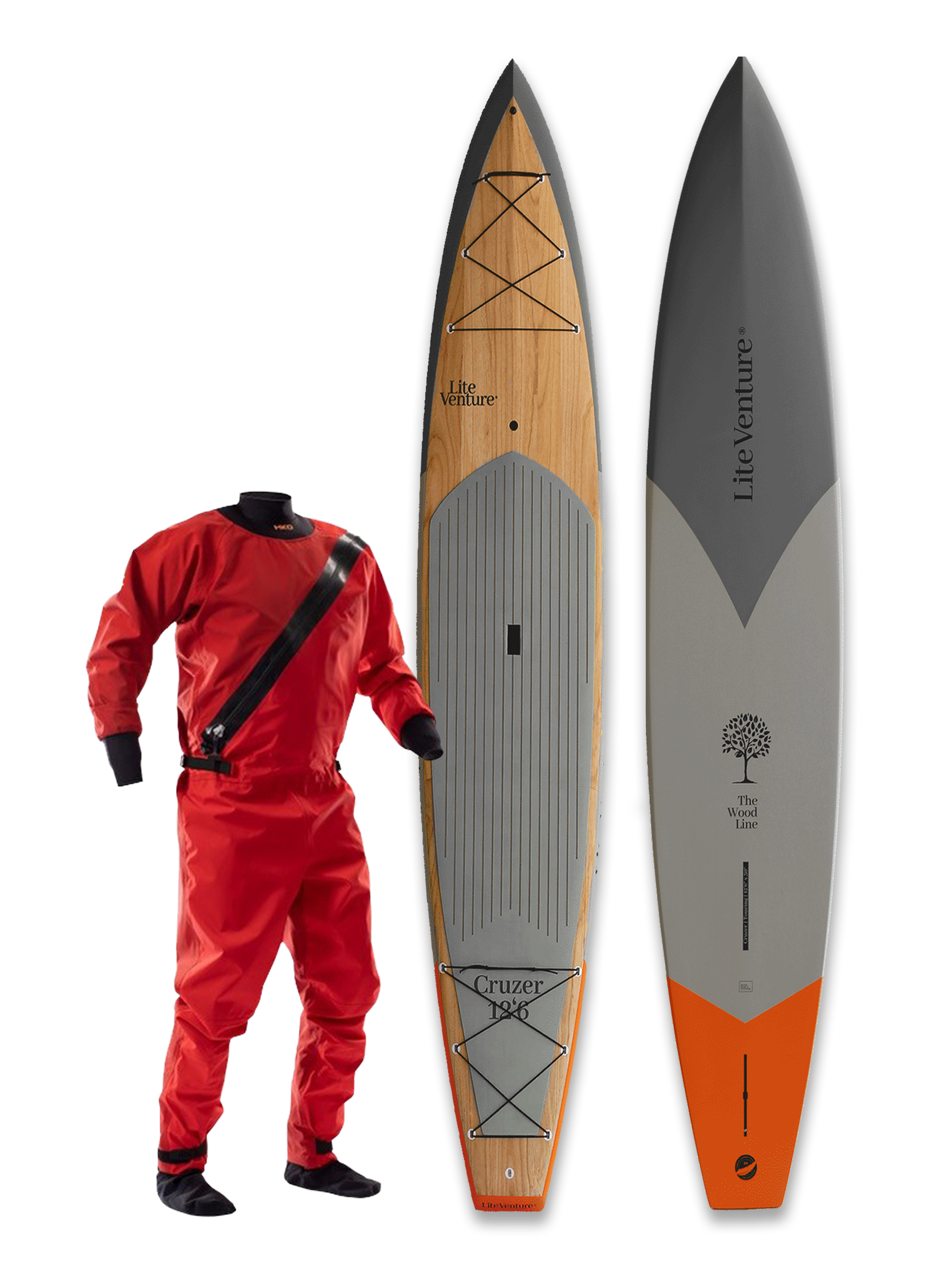 Cruzer-14" x 27.5"-grey-winterdeal including drysuit