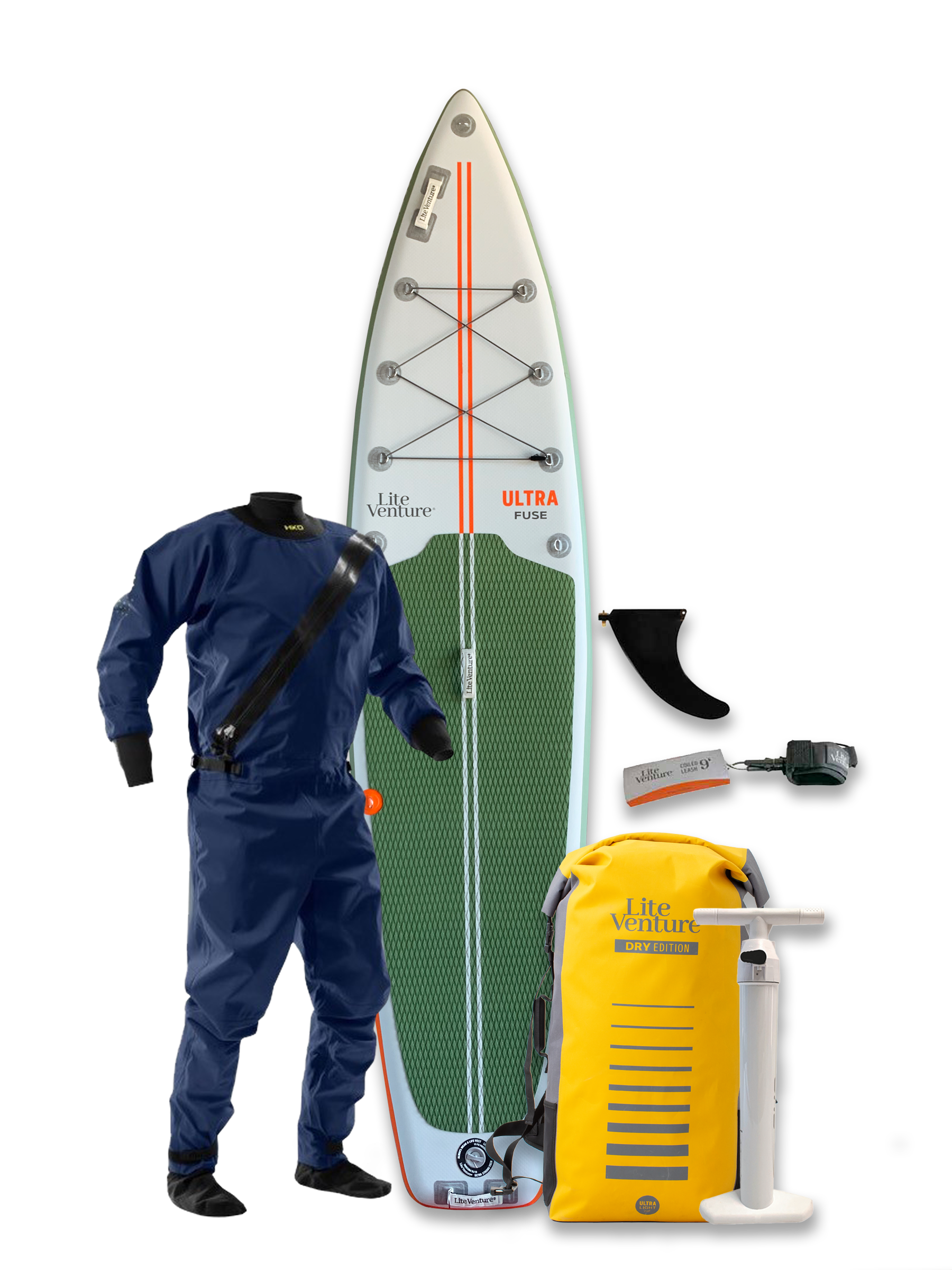FUSE-11'6" x 31" accordo invernale con muta stagna inclusa