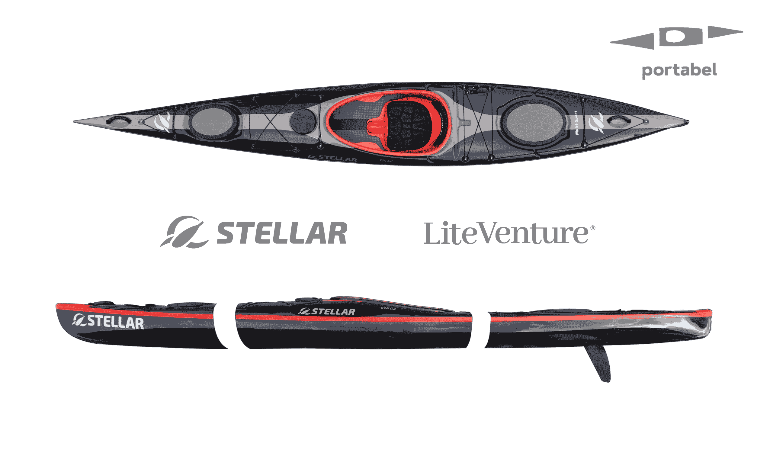 S14 G2 Mod-Multisport, divisible-negro-gris