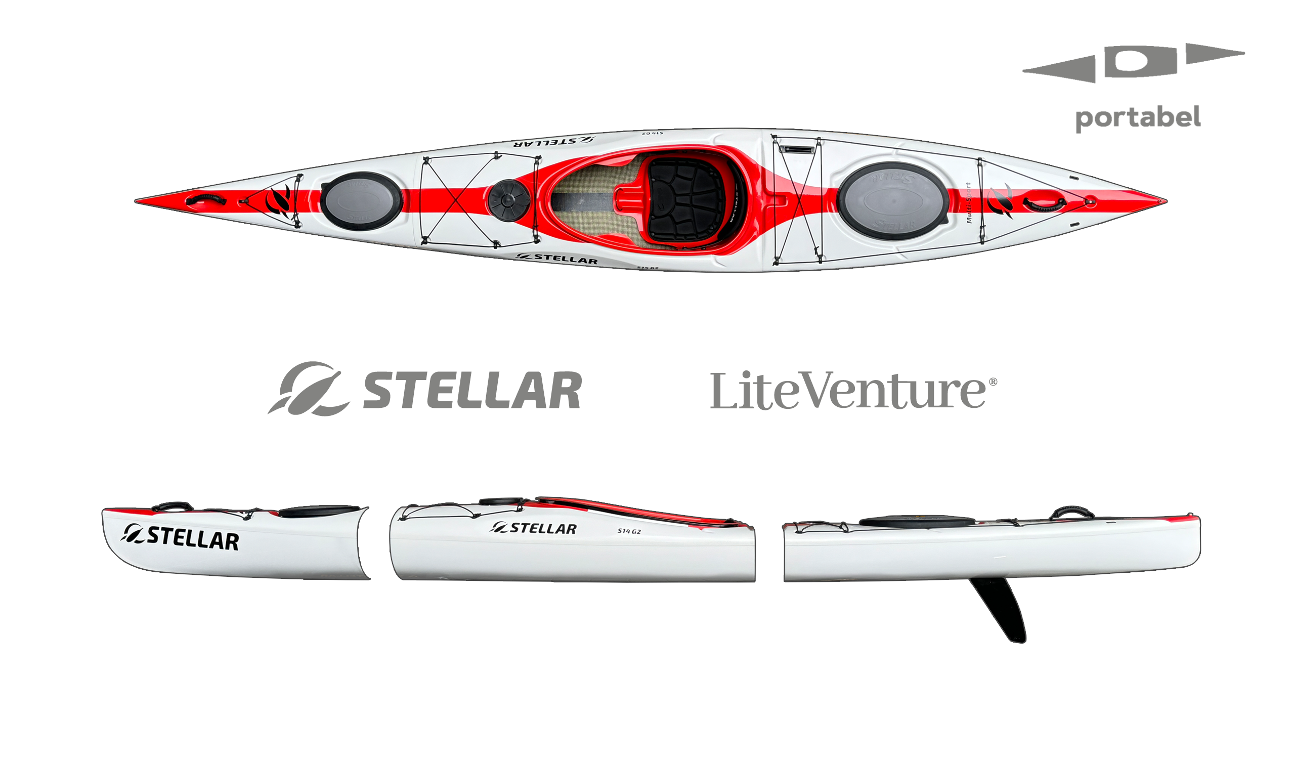 S14 G2 Mod-Multisport, divisible-blanco-rojo
