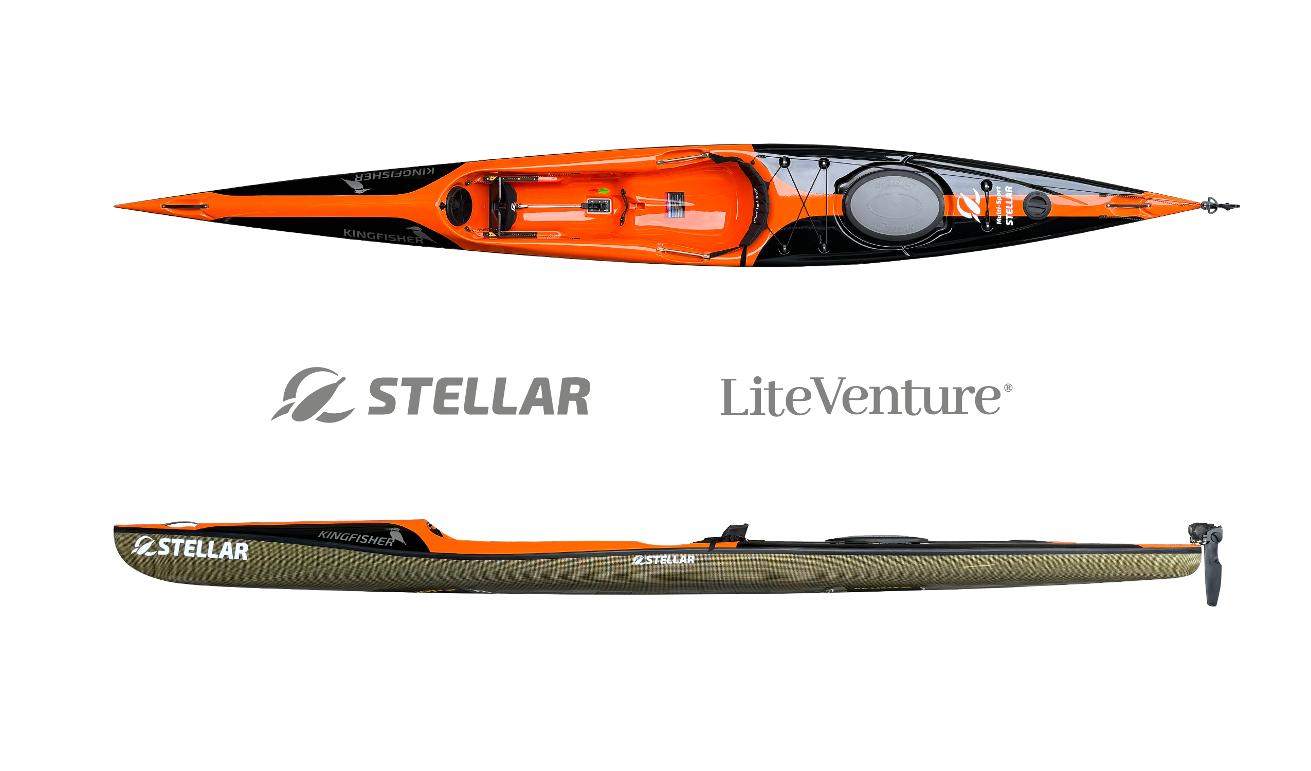 S16S G2 Kingfisher-Multisport-schwarz orange