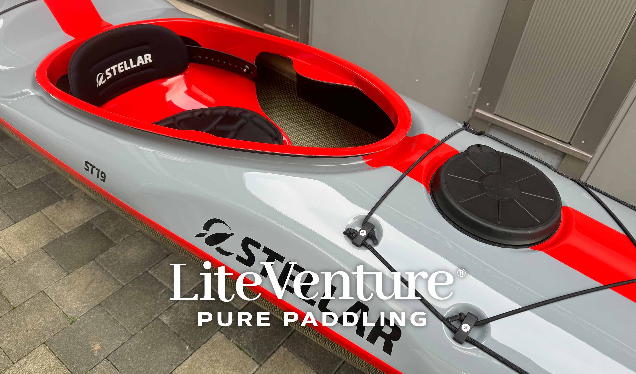 S16LV-Mod-Multisport-teilbares Kajak-grau rot