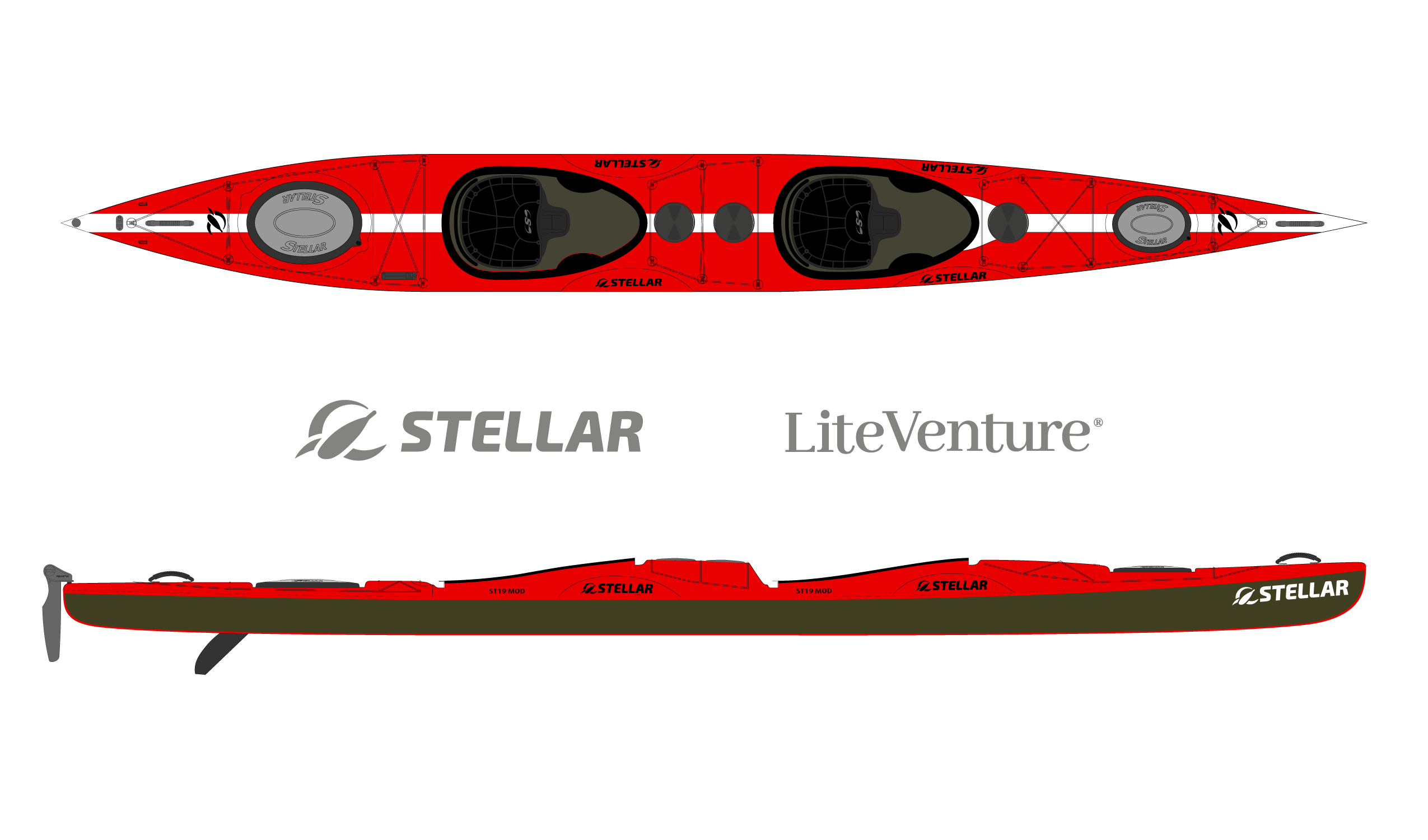 ST19 Tandem Tourer-Multisport-red white