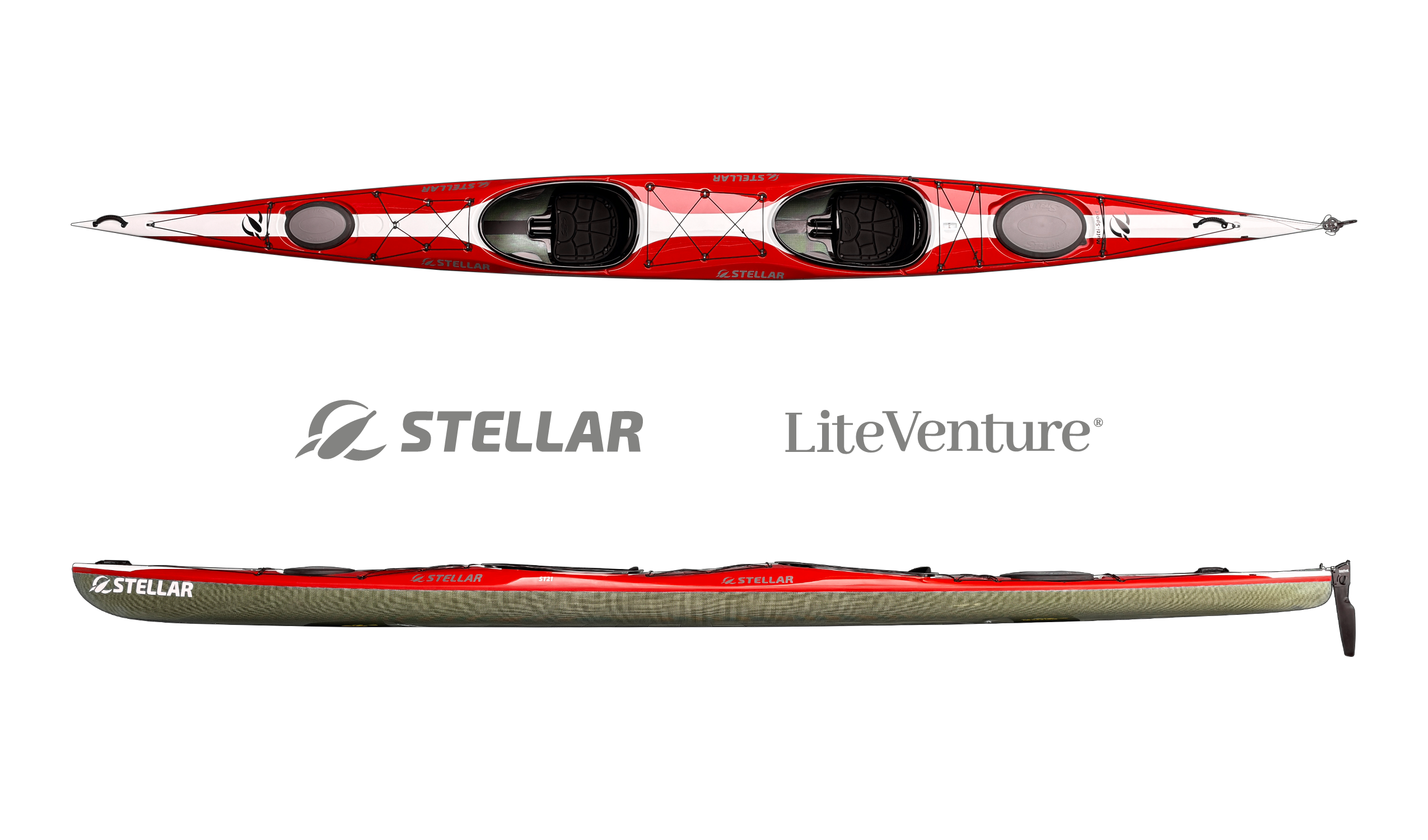 ST21 Tandem Racer-Multisport-red white