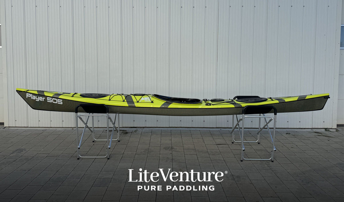 Player 505 Seekajak-Carbon/Kevlar Layup-Acidgreen/Sichtcarbon