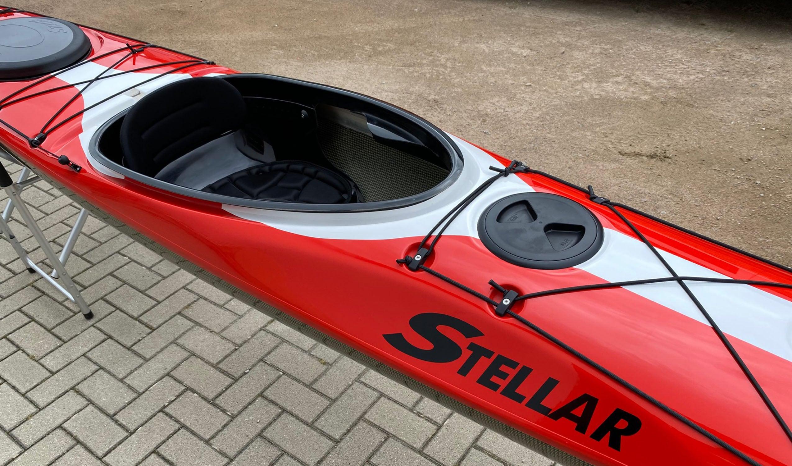 Produktbild von Kajak " S16 G2 Multisport-rot weiß " der Marke STELLAR Lightweight für 3190.00 €. Erhältlich online bei Lite Venture ( www.liteventure.de )