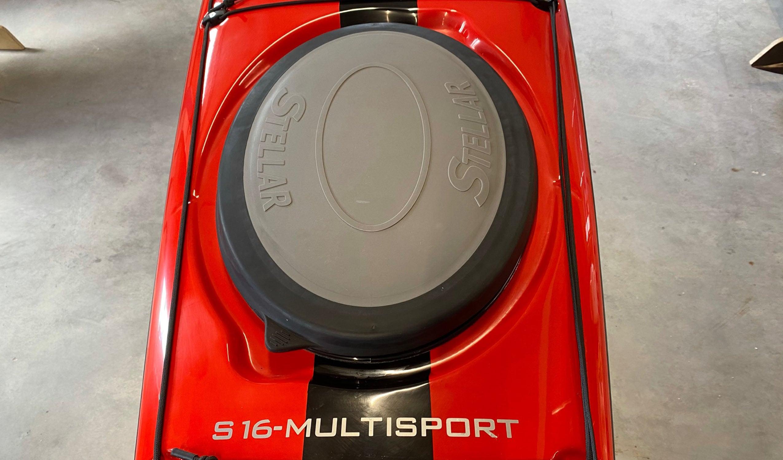 Produktbild von Kajak " S16 G2 Multisport-rot schwarz " der Marke STELLAR Lightweight für 3190.00 €. Erhältlich online bei Lite Venture ( www.liteventure.de )
