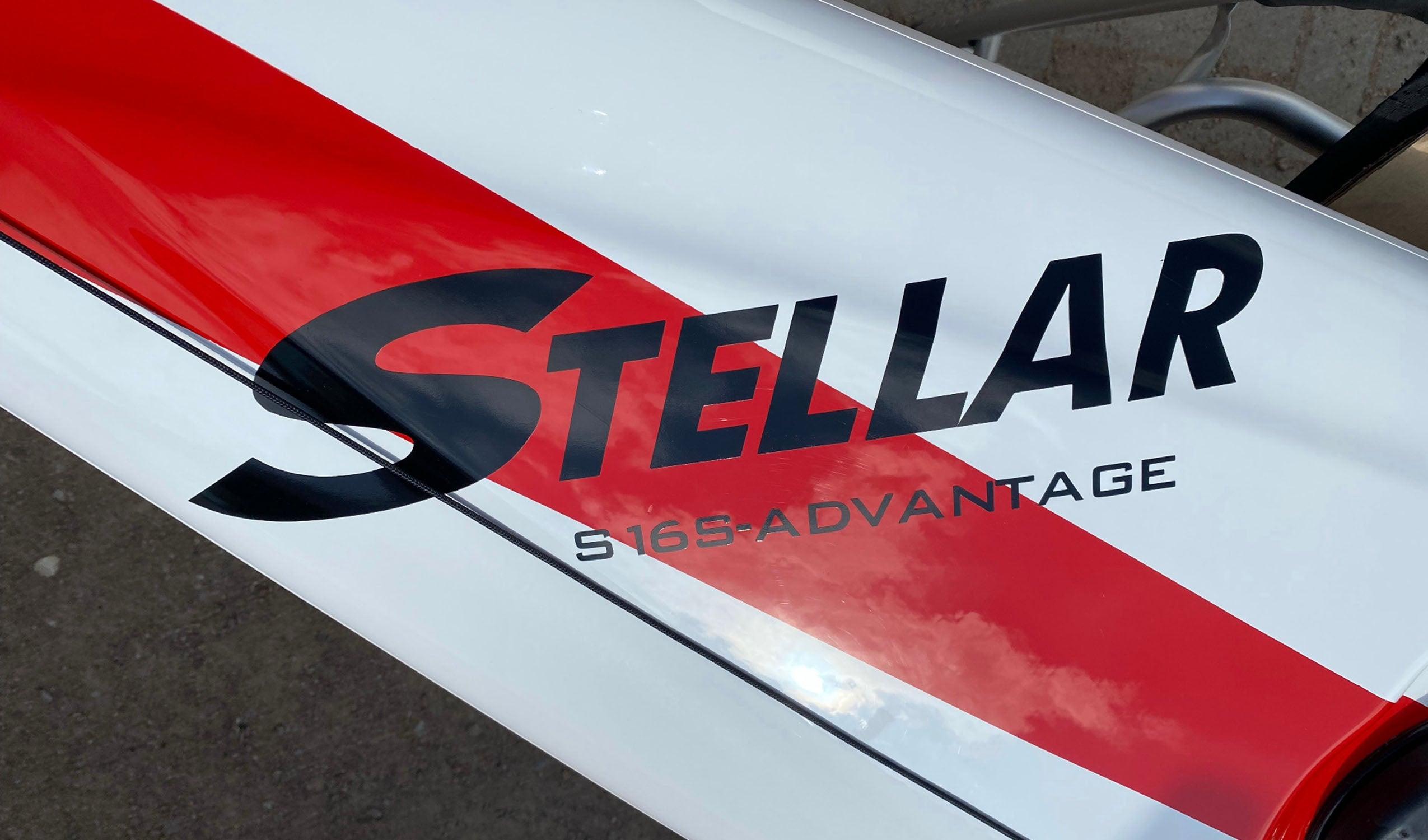 Produktbild von Kajak " S16S G2 Advantage-weiß rot " der Marke STELLAR Lightweight für 2990.00 €. Erhältlich online bei Lite Venture ( www.liteventure.de )