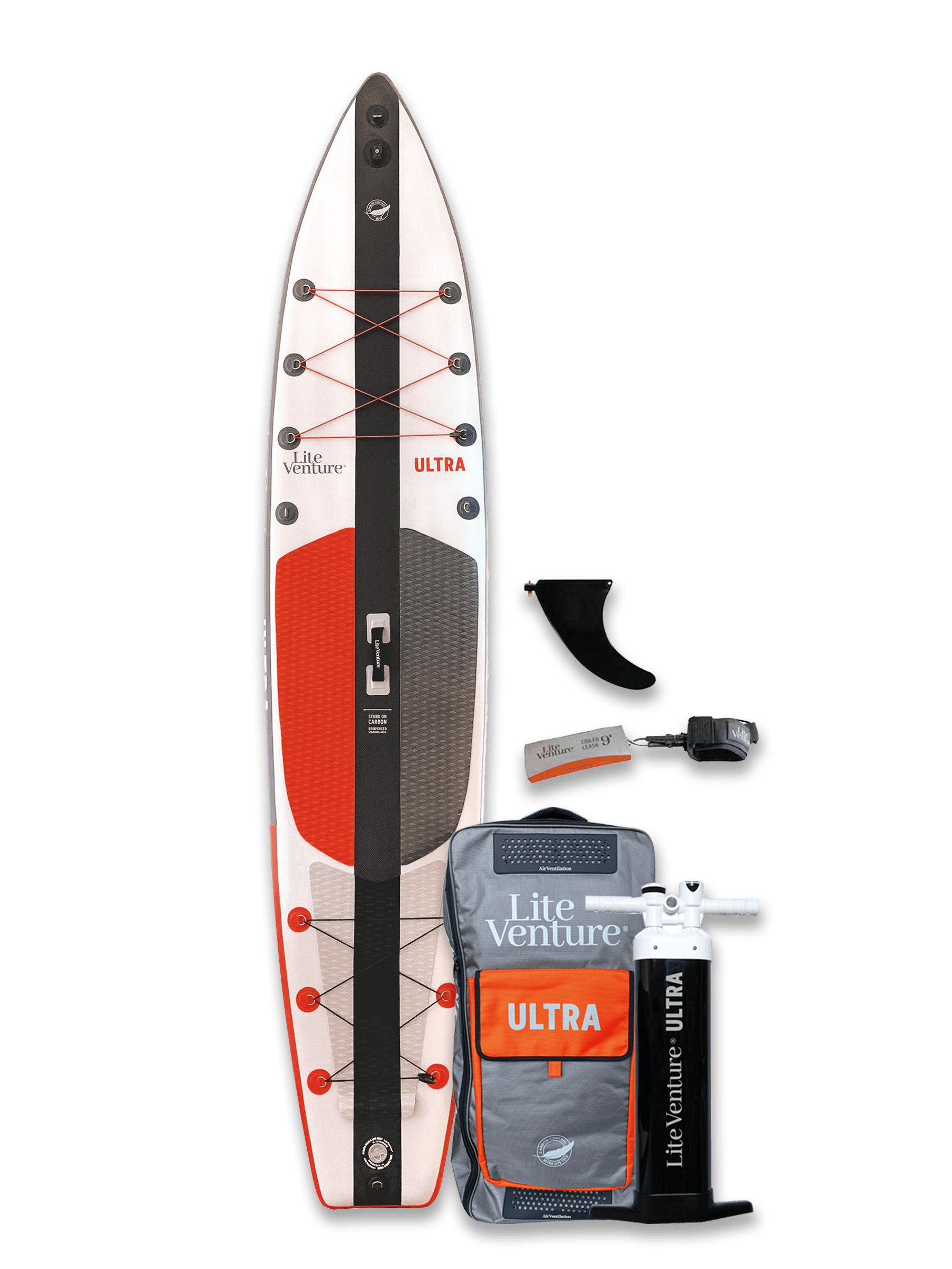 Image du produit SUP " ULTRA Tour-12'6" x 30"-orange gris " de la marque Lite Venture pour 1145.00 €. Disponible en ligne chez Lite Venture ( www.liteventure.de )