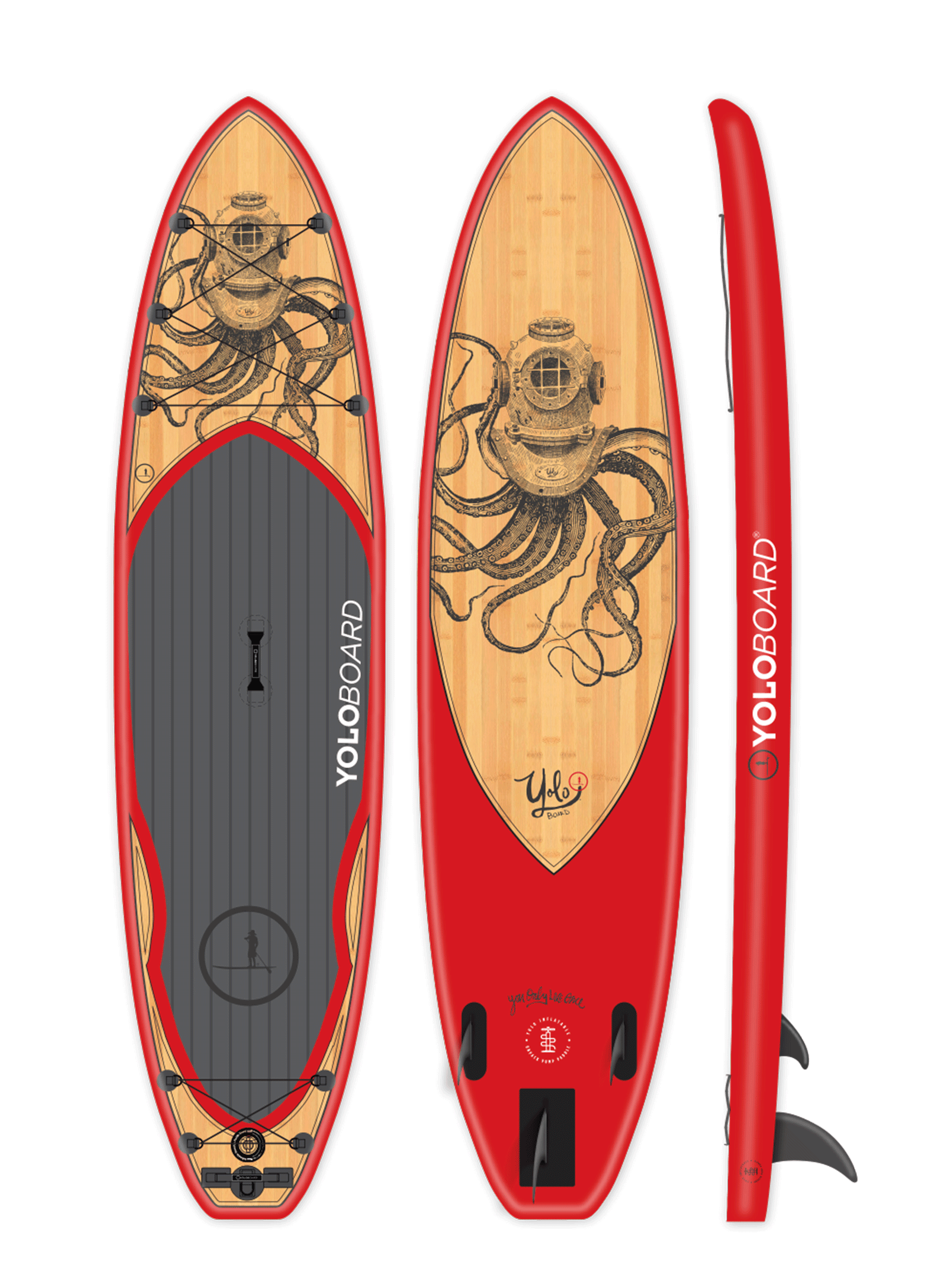 Produktbild von SUP " Octoscuba-12'0" x 32" " der Marke Yoloboard für 799.00 €. Erhältlich online bei Lite Venture ( www.liteventure.de )