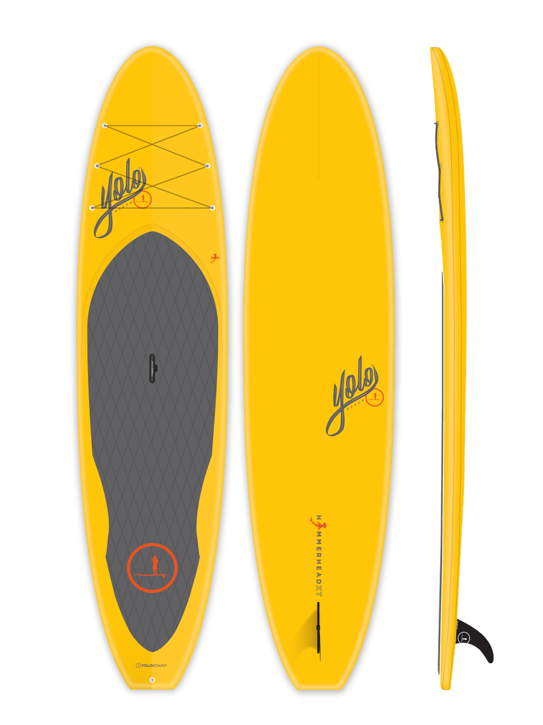 Produktbild von SUP " Hammerhead Submarine 11'0" x 32"-gelb " der Marke Yoloboard für 895.00 €. Erhältlich online bei Lite Venture ( www.liteventure.de )