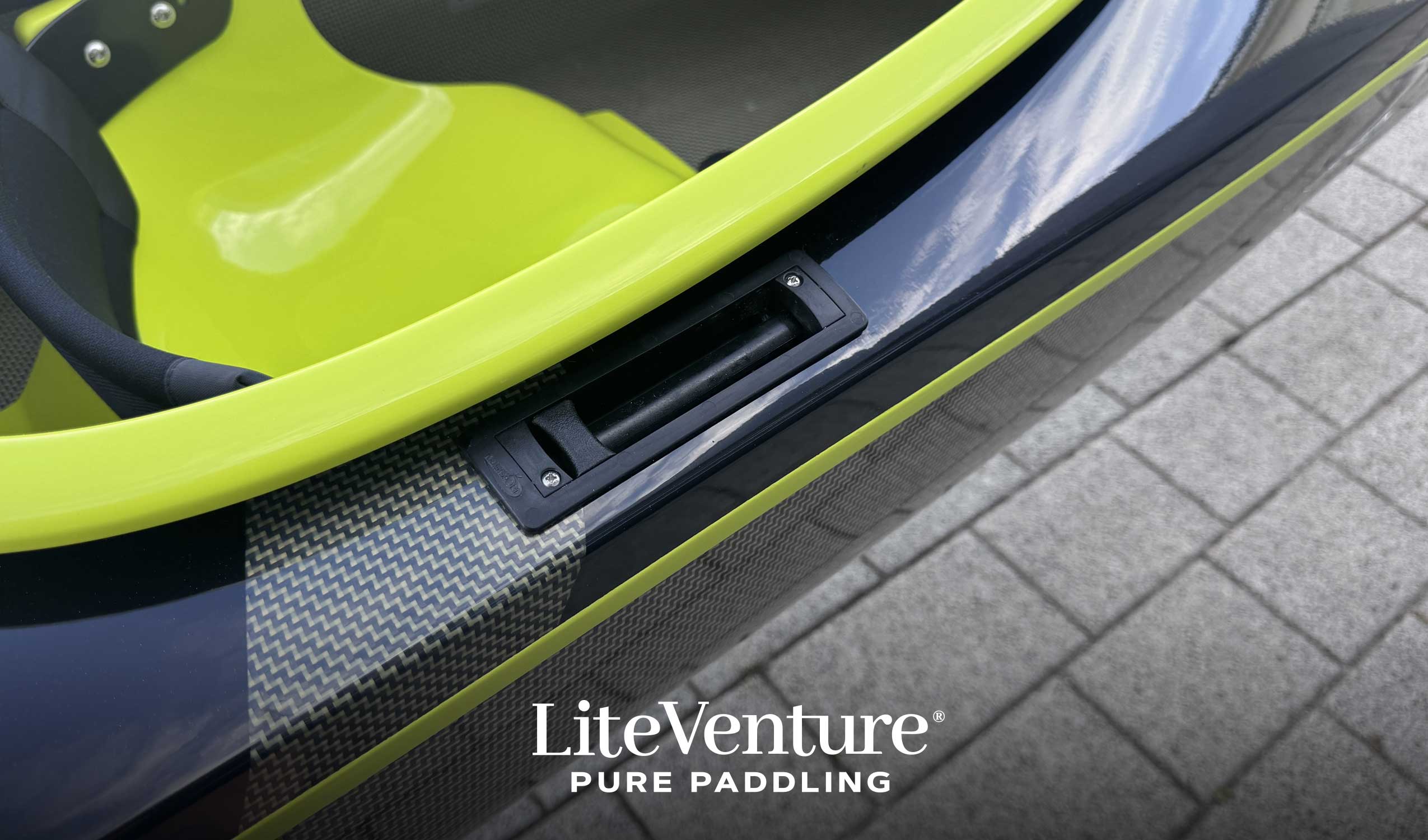 Player 525, Seekajak-C/K Layup-Black/Acid Green/Carbon-Sichtcarbon Carbon/Kevlar
