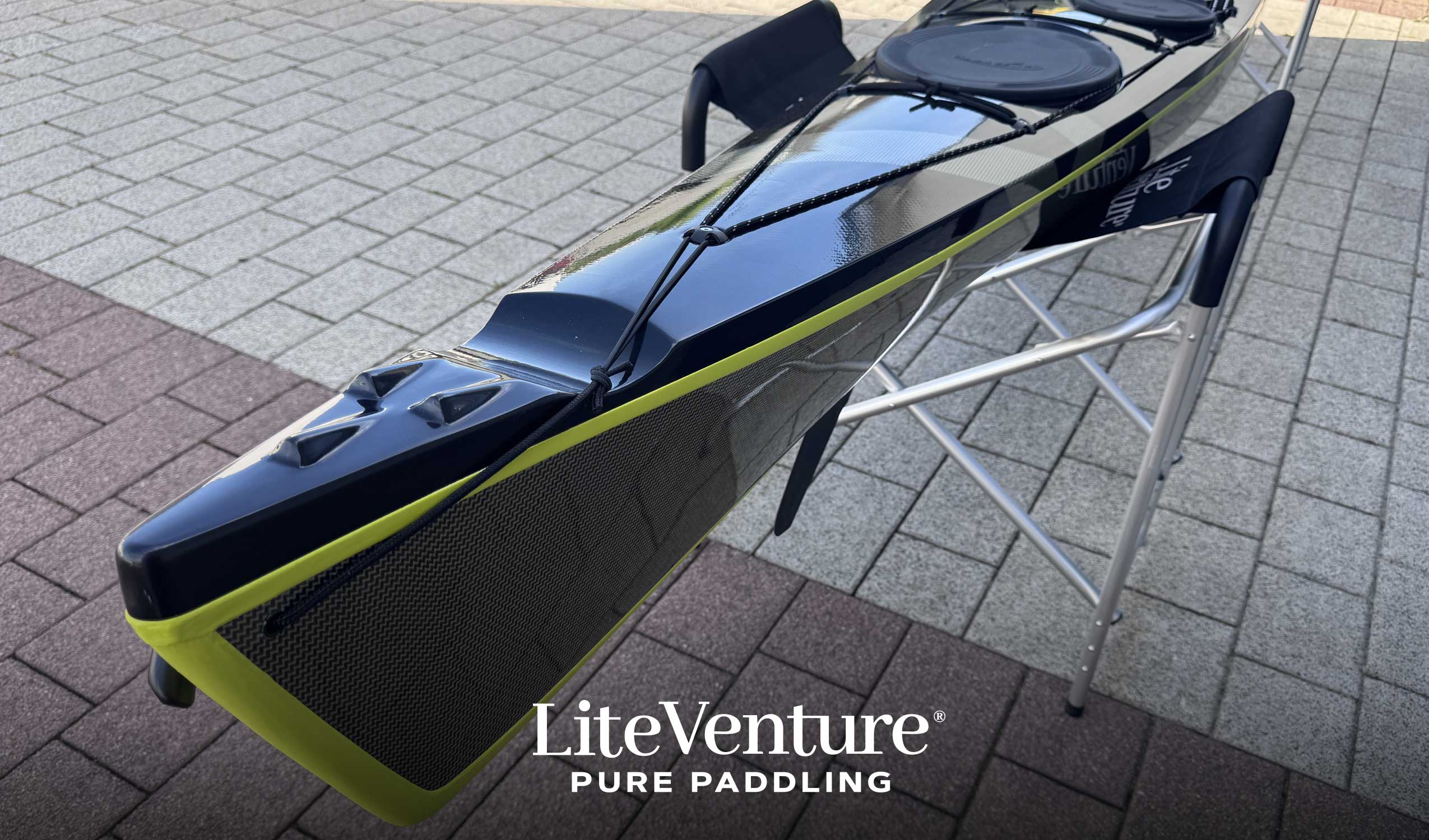 Player 525, Seekajak-C/K Layup-Black/Acid Green/Carbon-Sichtcarbon Carbon/Kevlar