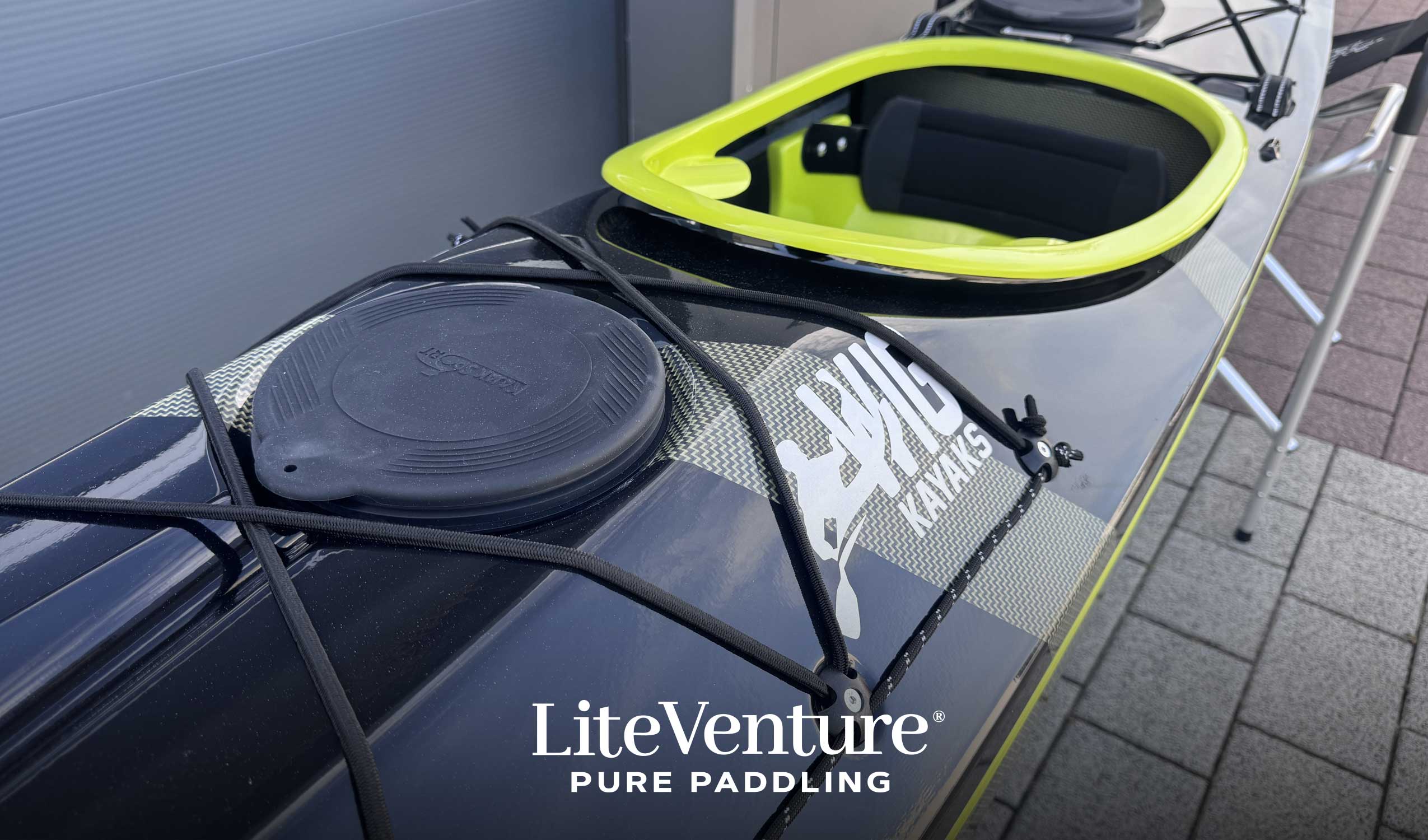 Player 525, Seekajak-C/K Layup-Black/Acid Green/Carbon-Sichtcarbon Carbon/Kevlar