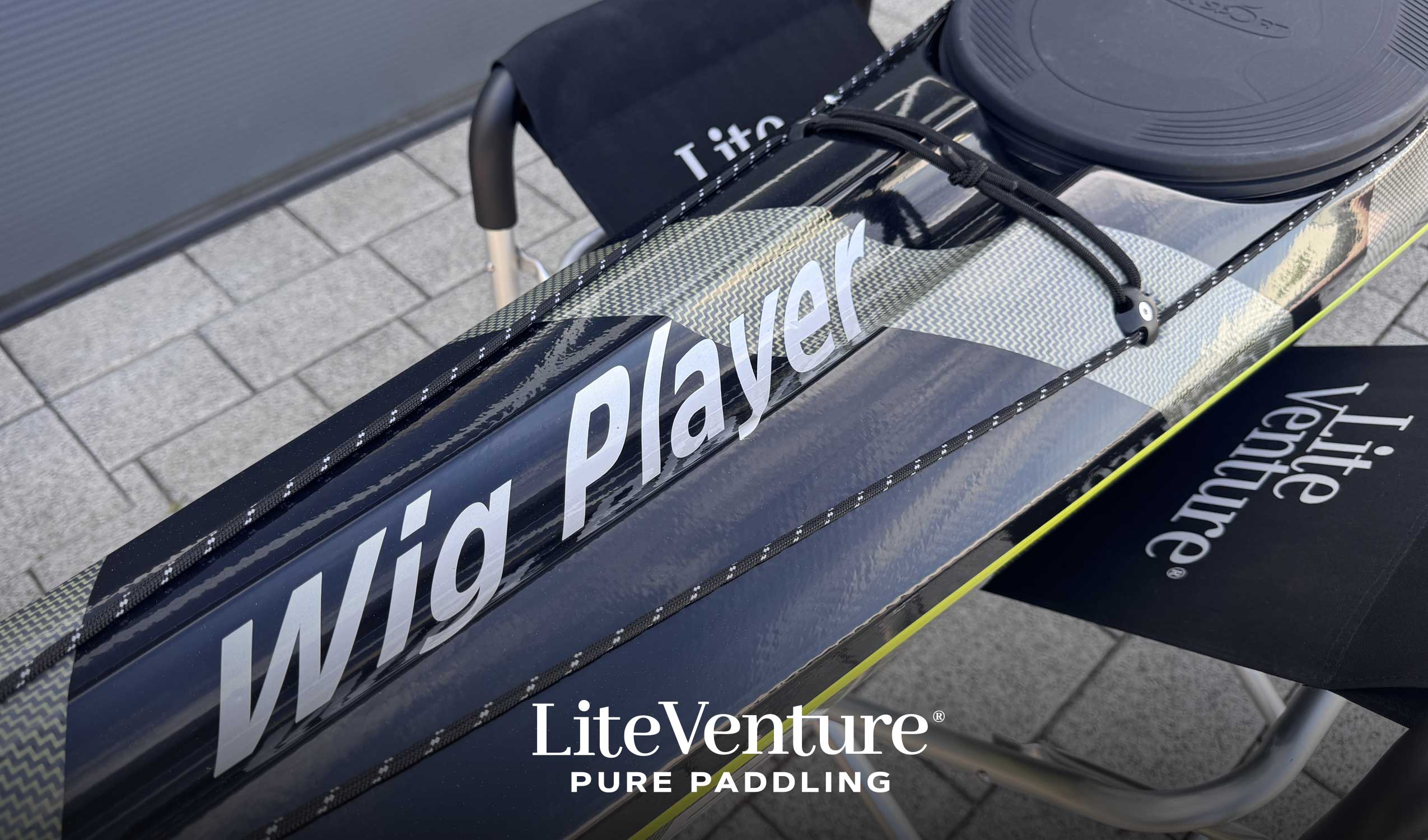 Player 525, Seekajak-C/K Layup-Black/Acid Green/Carbon-Sichtcarbon Carbon/Kevlar