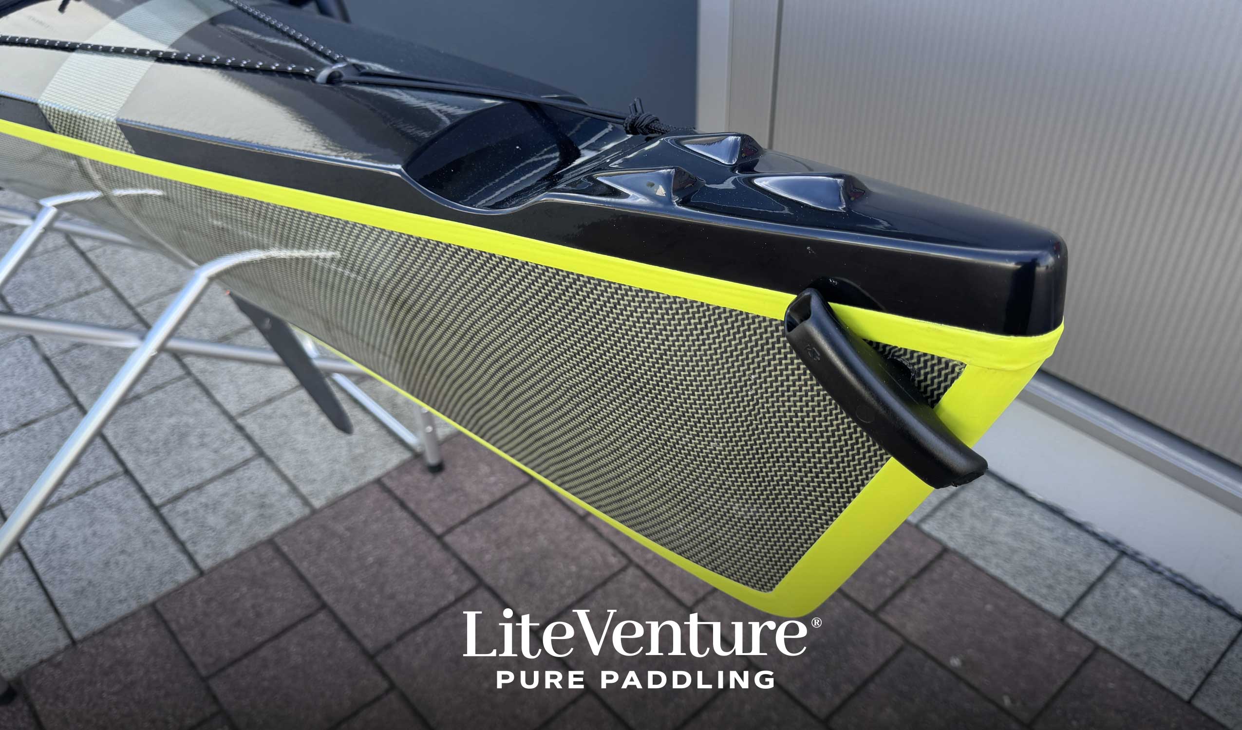 Player 525, Seekajak-C/K Layup-Black/Acid Green/Carbon-Sichtcarbon Carbon/Kevlar
