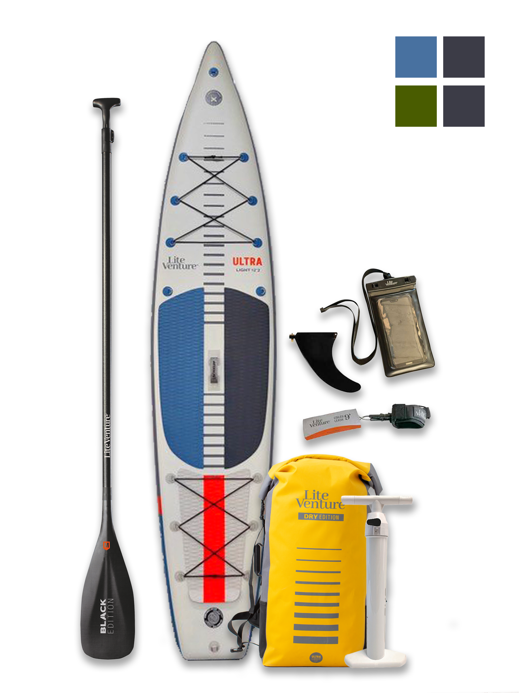 ULTRA Light Bundle-12'2" x 30"-+ Carbon Paddle-+ Mobile Phone Cover