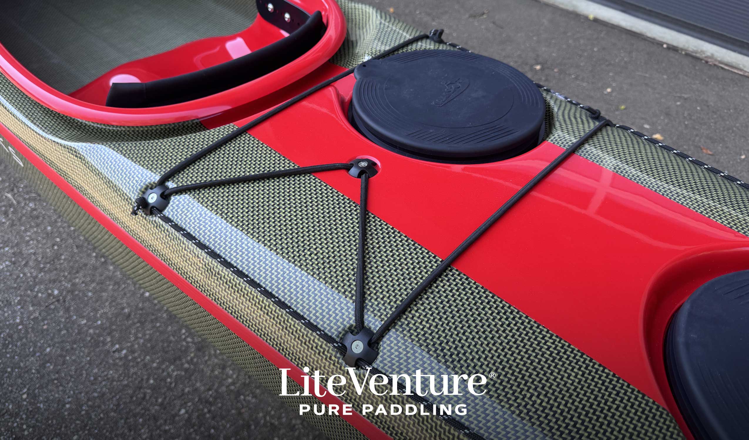 Arrow Play LV Seekajak-Naked Carbon/Kevlar Layup-Red/Naked Carbon Kevlar