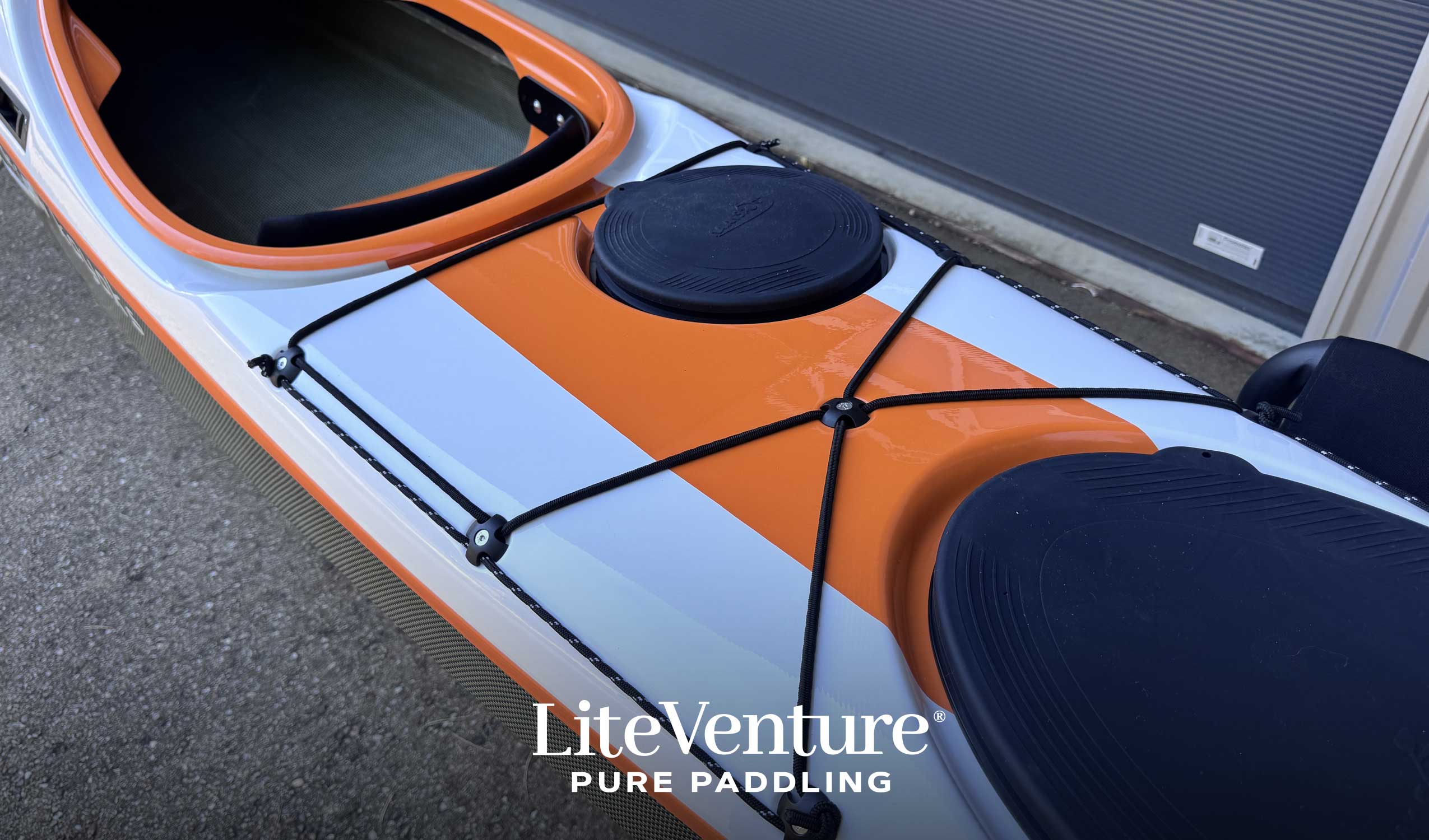 Arrow Play MV Seekajak-Carbon/Kevlar Layup-Orange/Weiss/Sichtcarbon