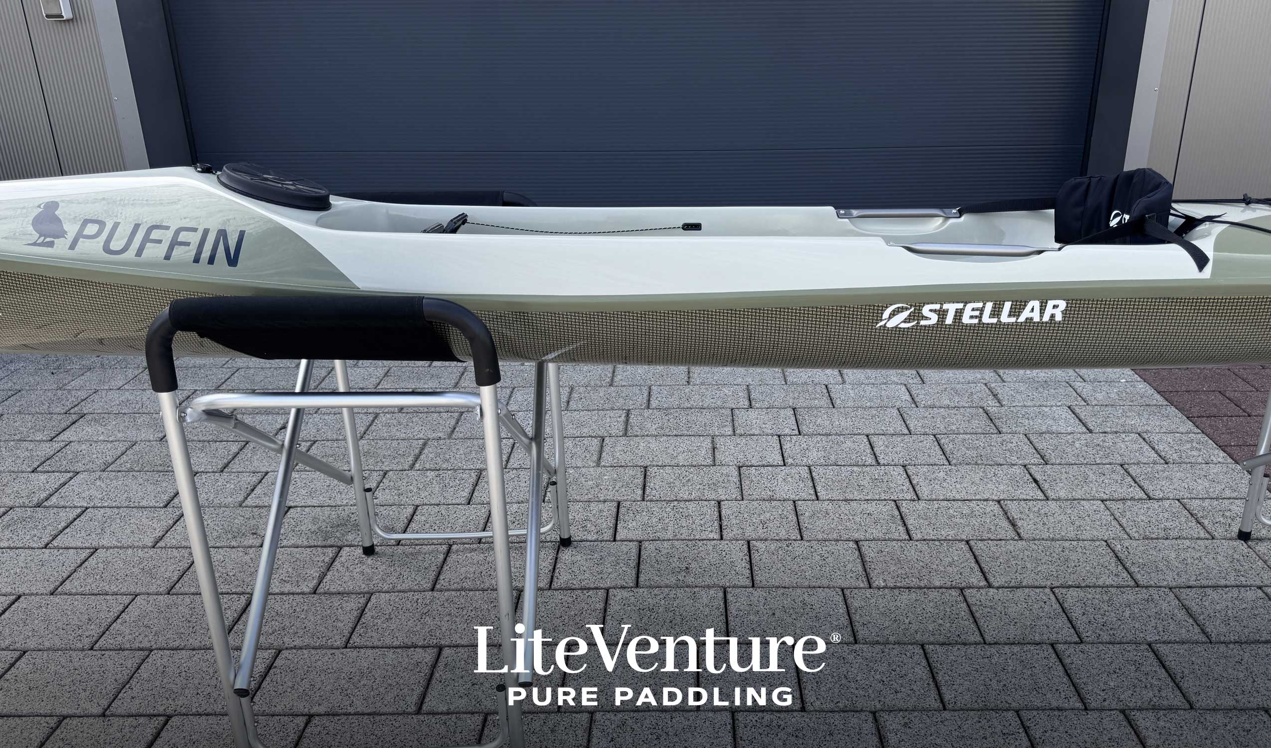 Puffin Sit-on-Top Kayak – Multisport Layup – Reed Green/Pebble Grey