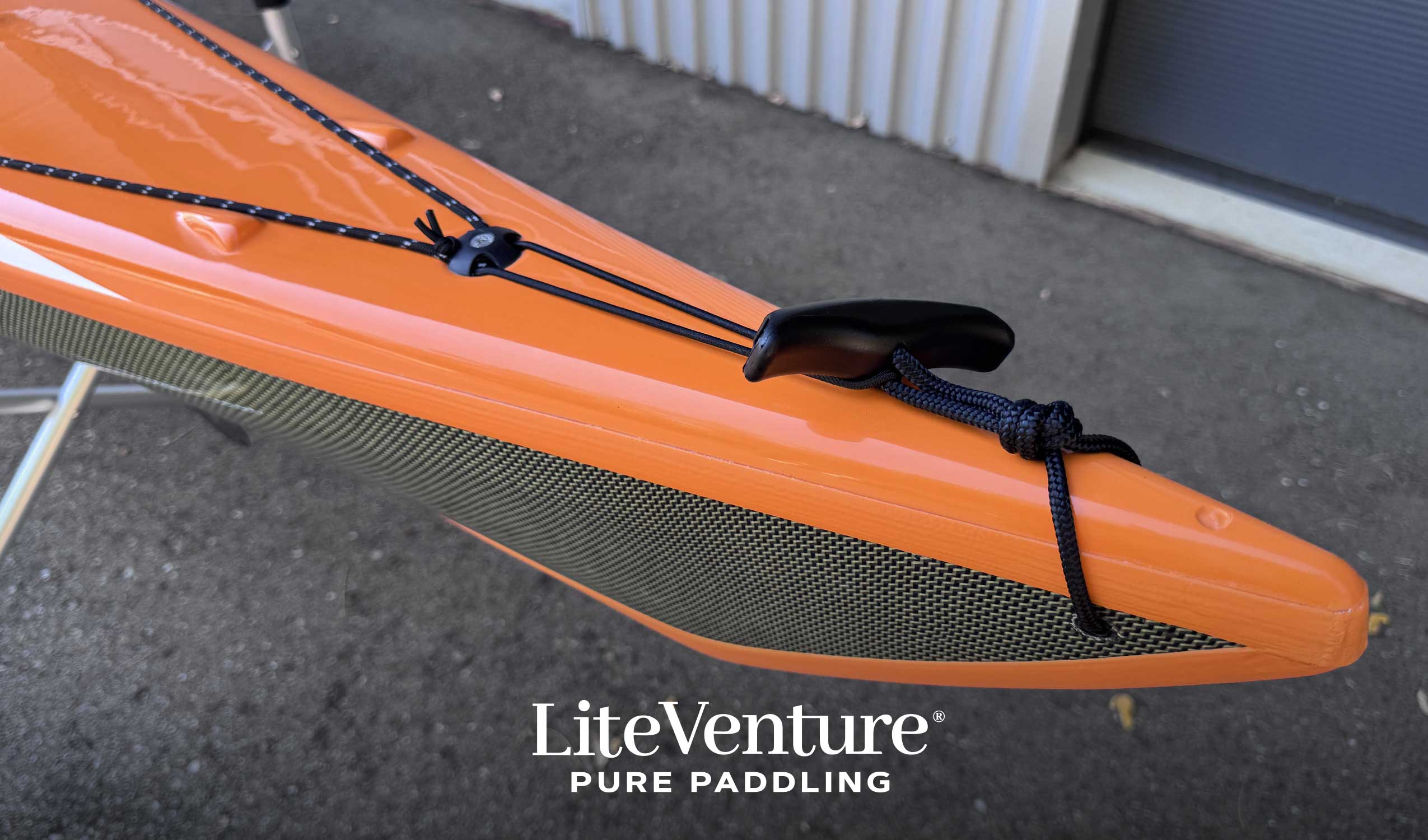 Arrow Play MV Seekajak-Carbon/Kevlar Layup-Orange/Weiss/Sichtcarbon