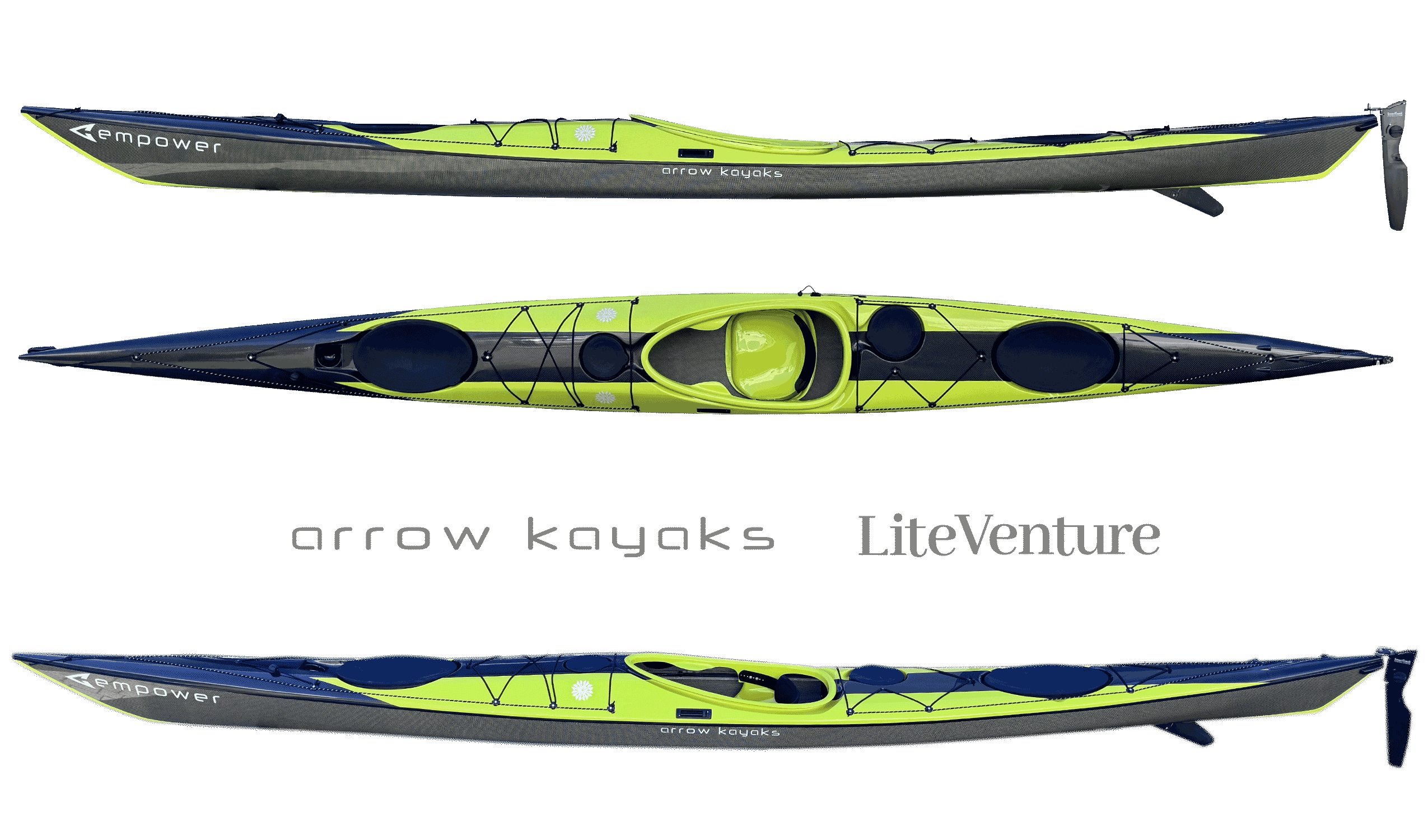 Arrow Empower-Carbon/Kevlar Layup-Special Edition Carbon Arrow / Acid Green