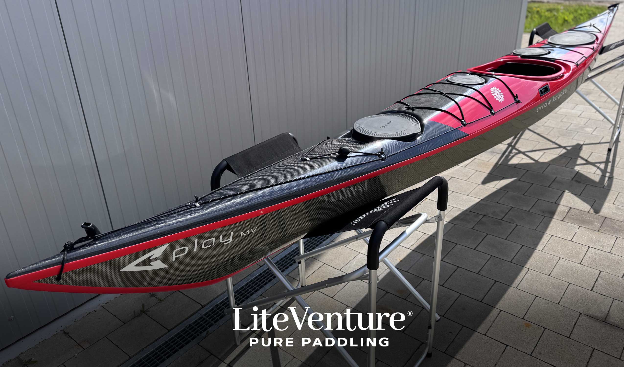 Arrow Play LV-Carbon/Kevlar Layup-Red/Sichtcarbon