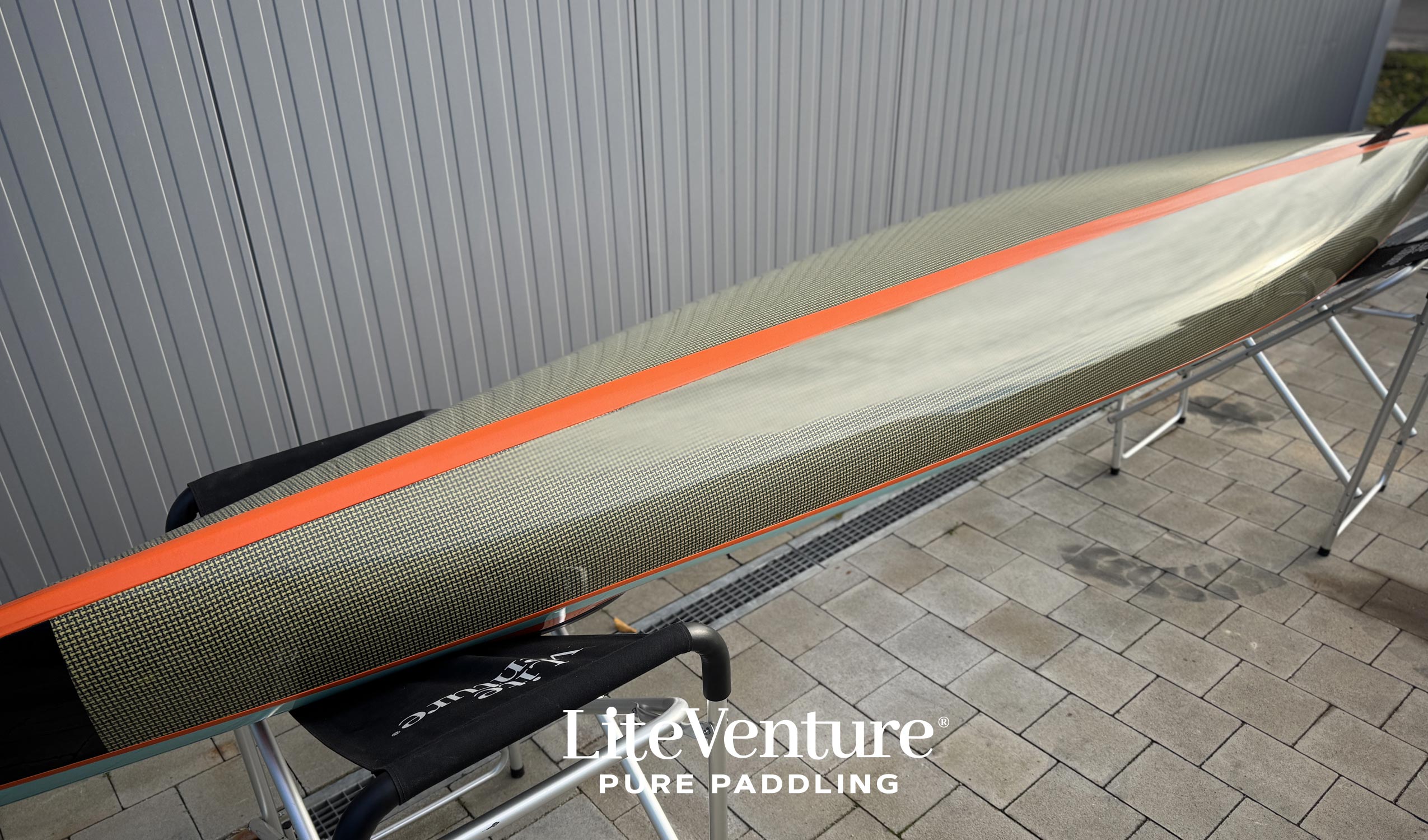 Cayman 480-Carbono/Kevlar Layup-Gris/Naranja