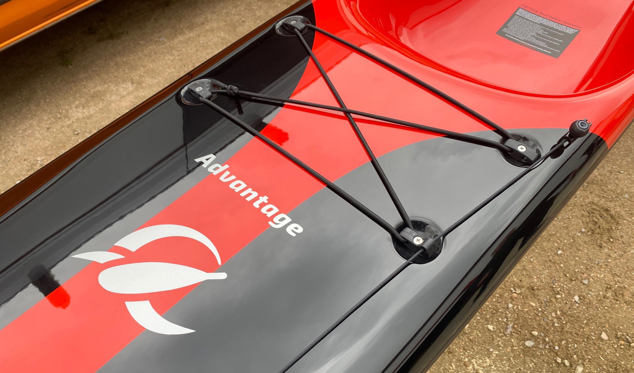 Produktbild von Kajak " S18S X Advantage-schwarz rot " der Marke STELLAR Lightweight für 2890.00 €. Erhältlich online bei Lite Venture ( www.liteventure.de )