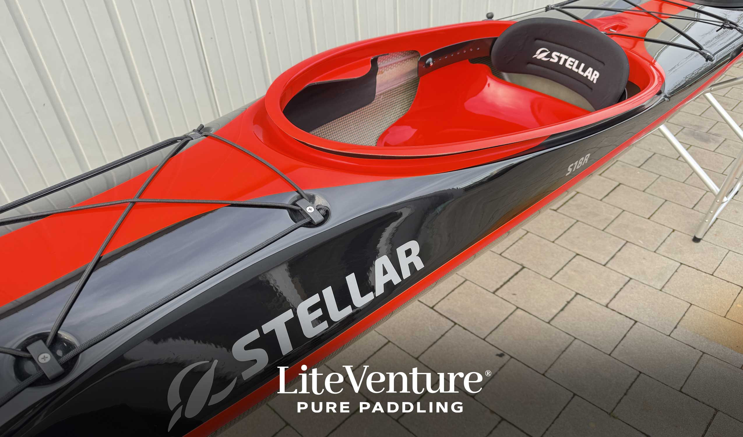 S18 R-Mod-teilbares Kajak-Multisport-schwarz/rot