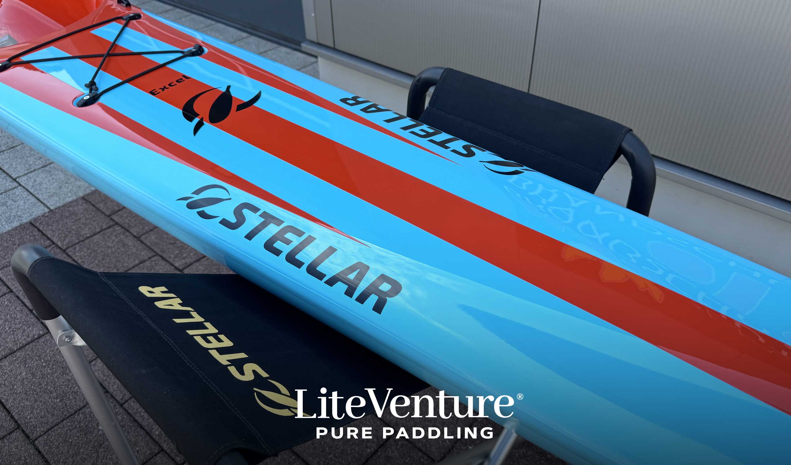 SEA, Stellar Elite Assassin-Profi Surfski-Excel Layup-Teal/Orange