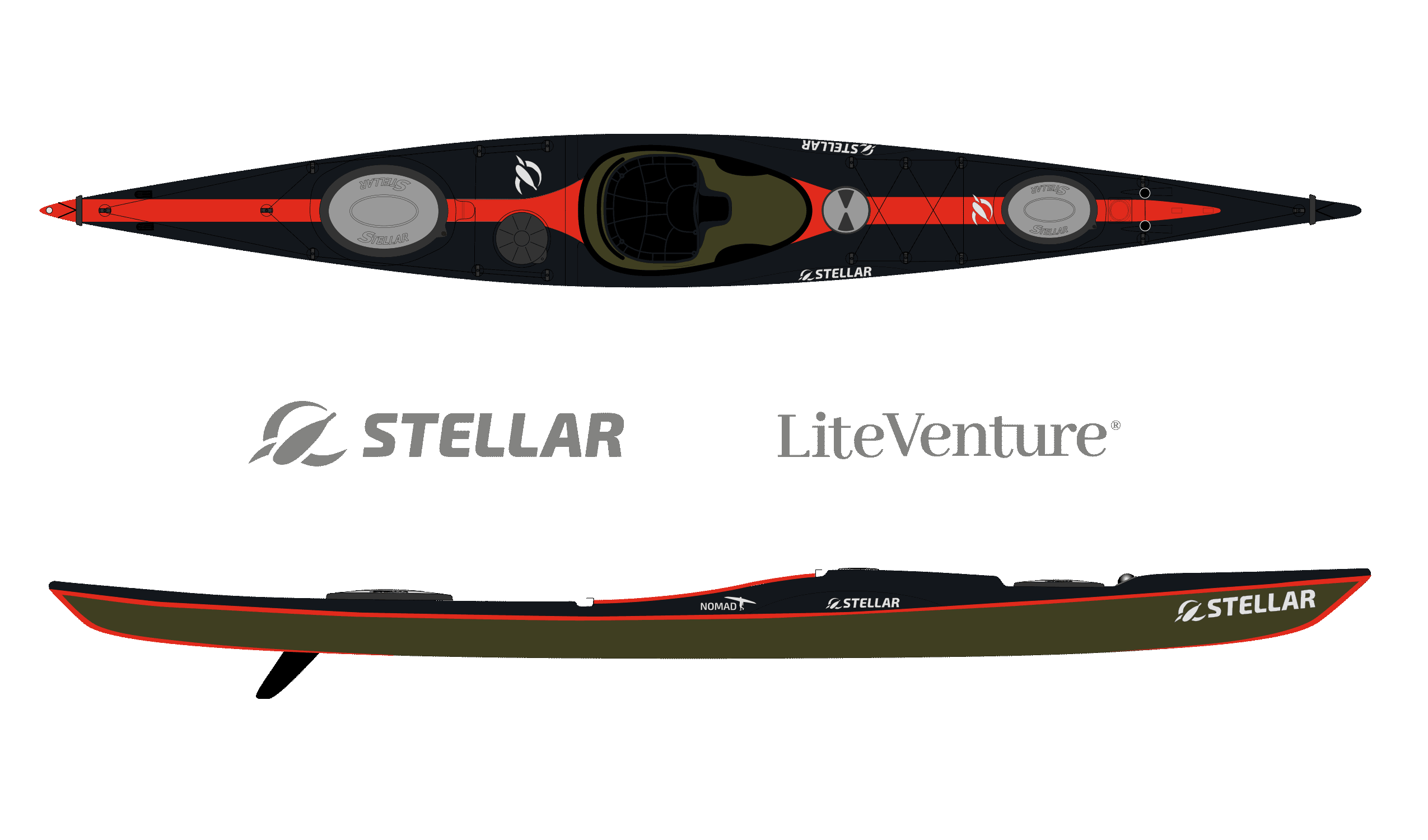 Nomad-Multisport Plus-Noir/Rouge