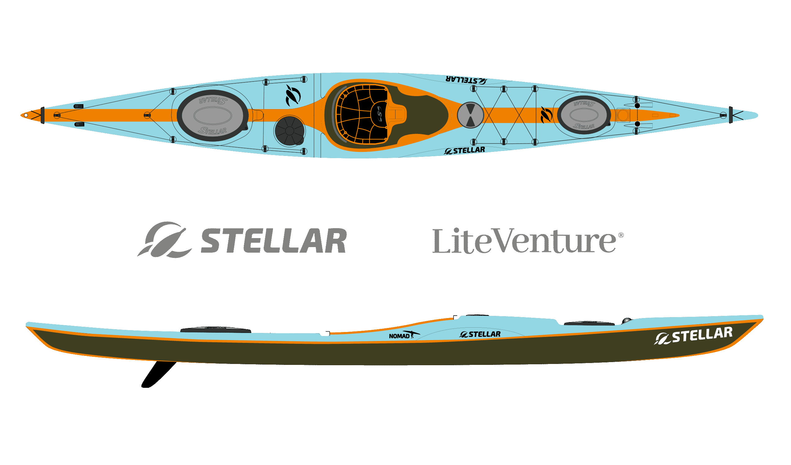 Nomad-Multisport Plus-Teal/Orange