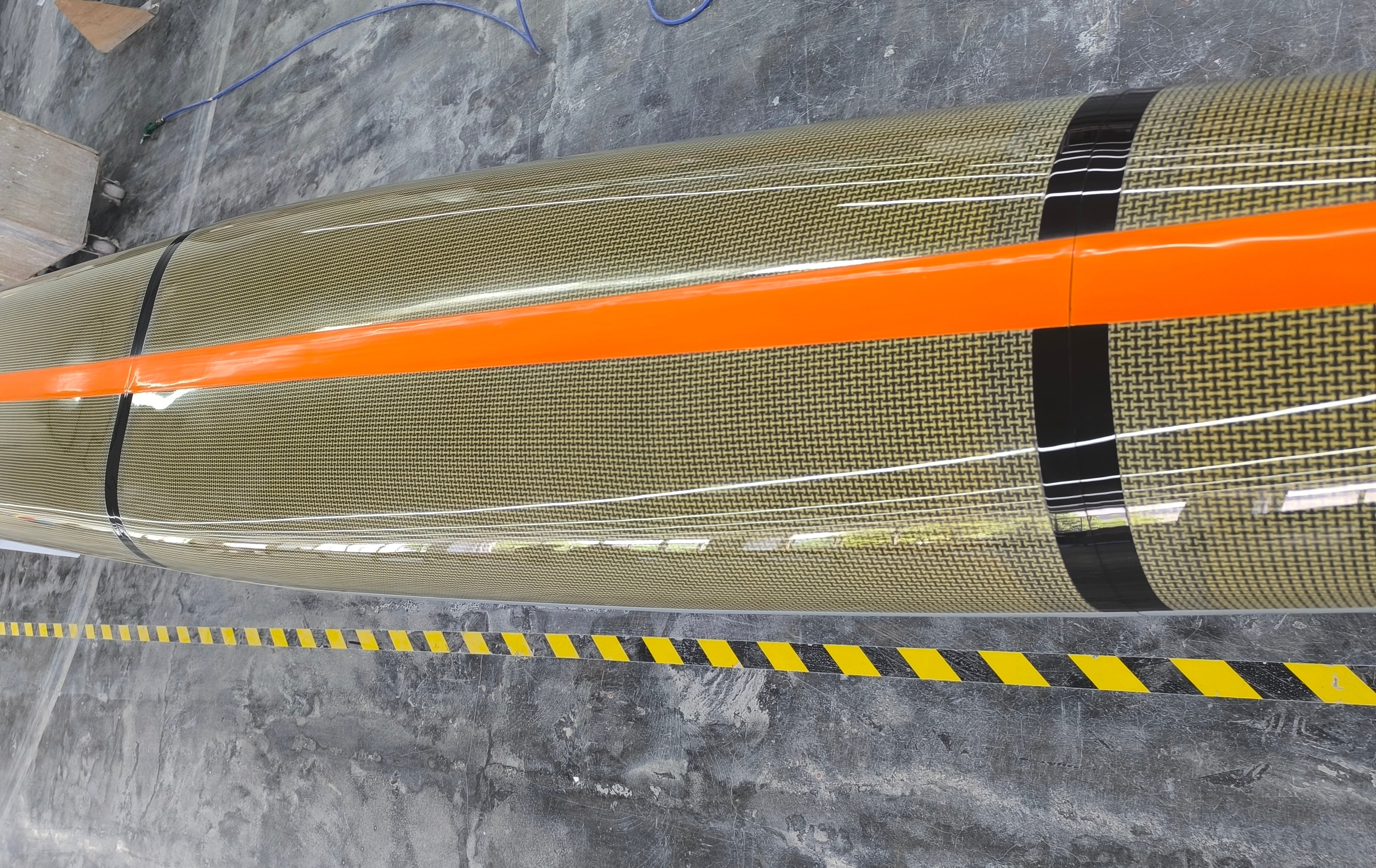 ST19 Mod, divisible-Multisport Layup carbone/kevlar-Tandem & Solo Kayak-rouge/blanc
