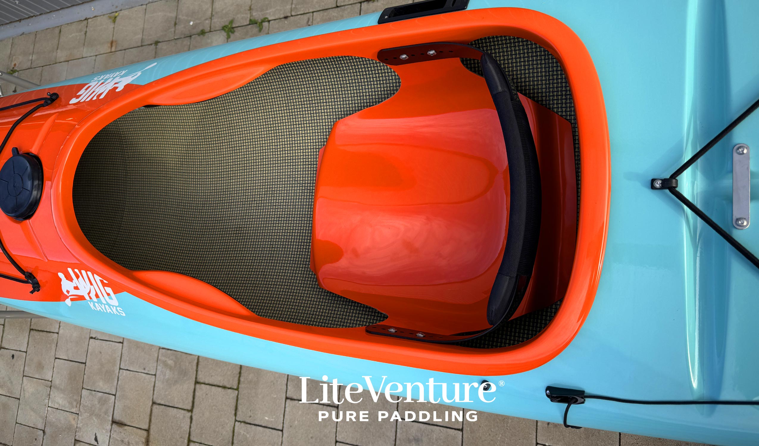 Cayman 440-Carbon/Kevlar Layup-Türkis/Orange