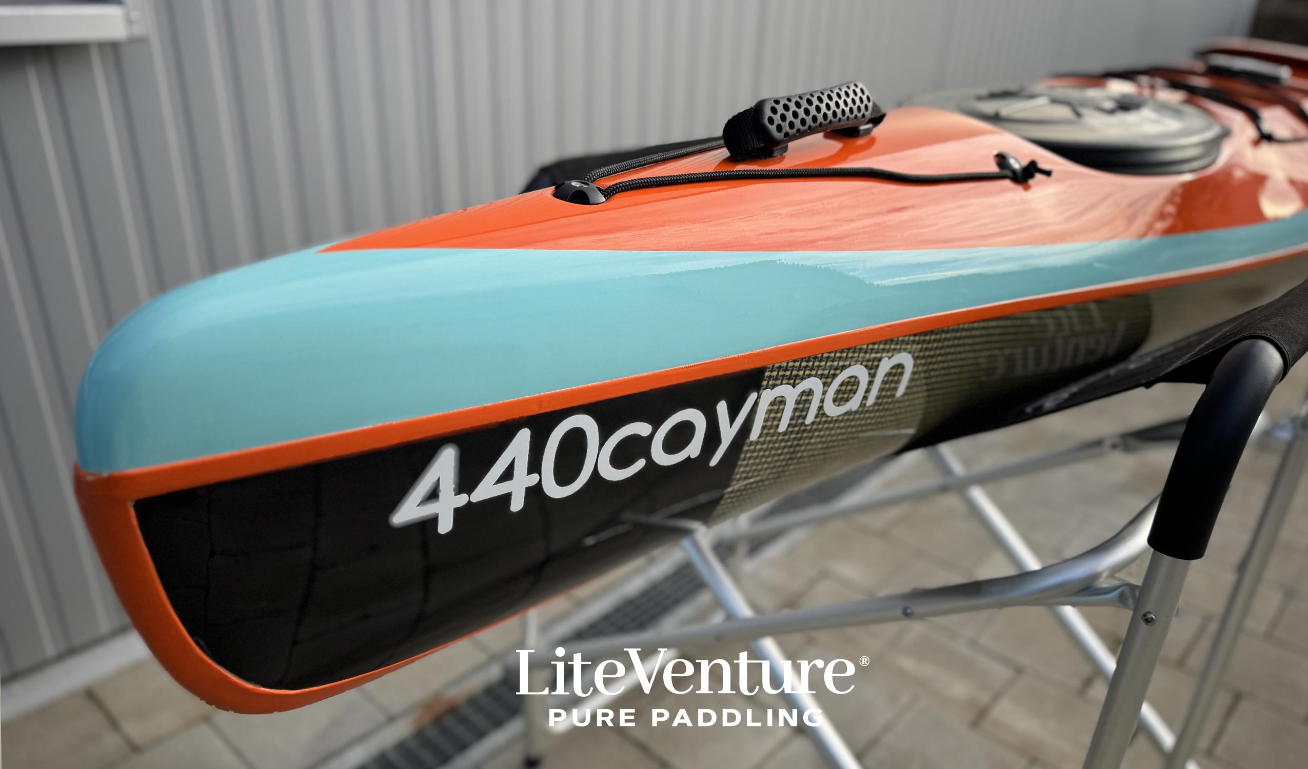 Cayman 440-Carbon/Kevlar Layup-Türkis/Orange