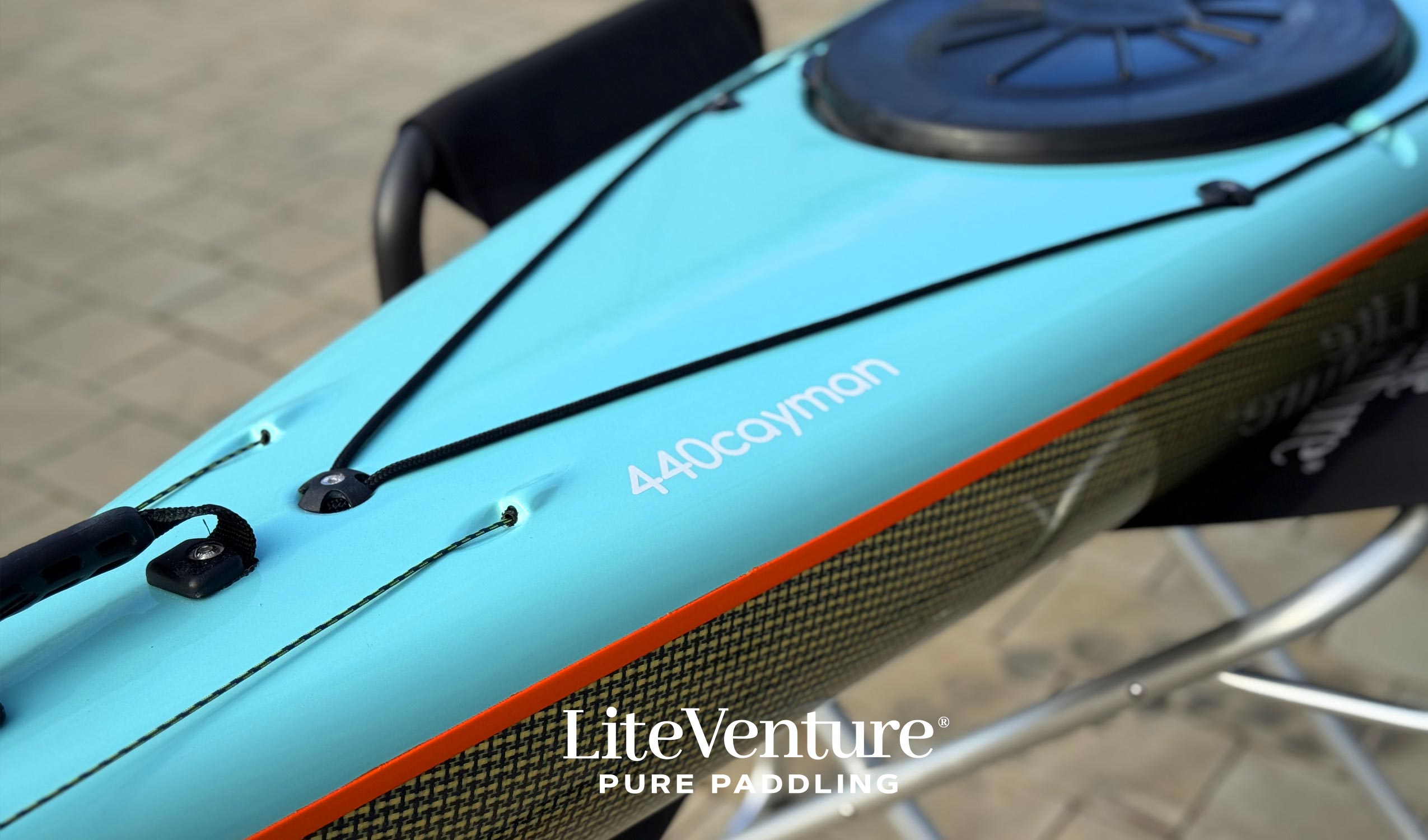 Cayman 440-Carbon/Kevlar Layup-Türkis/Orange