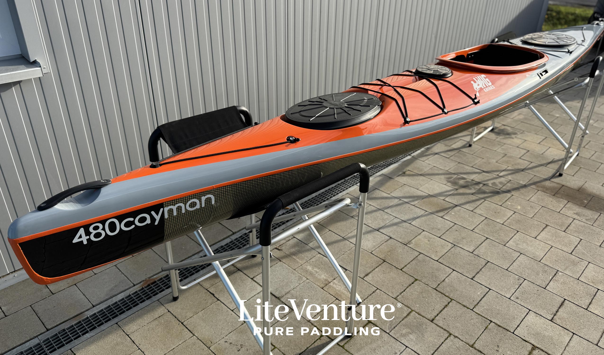 Cayman 480-Carbon/Kevlar Layup-Grey/Orange