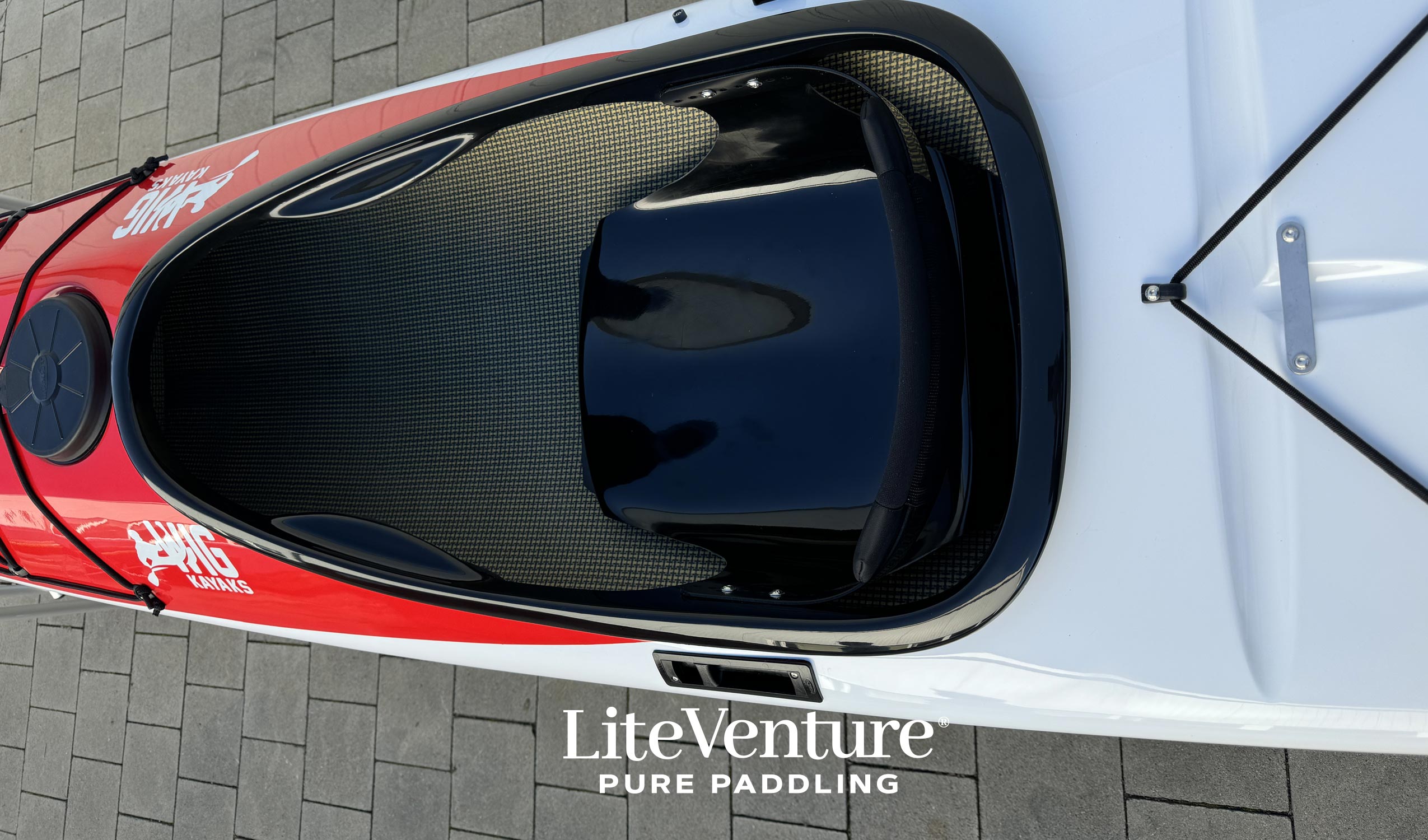 Cayman 480-Carbon/Kevlar Layup-White/Red